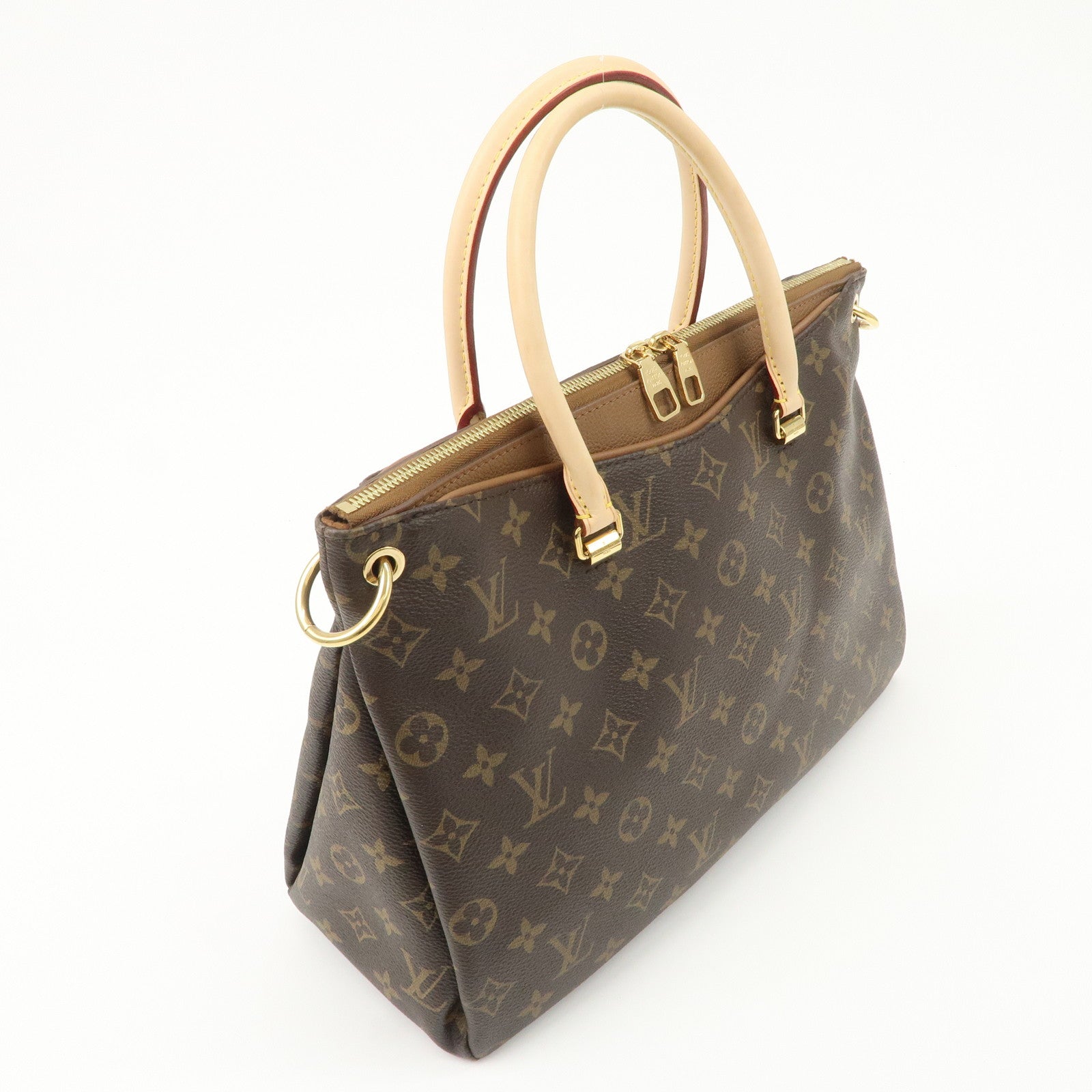 Louis Vuitton Monogram Canvas Pallas Hand Bag M40907 Used