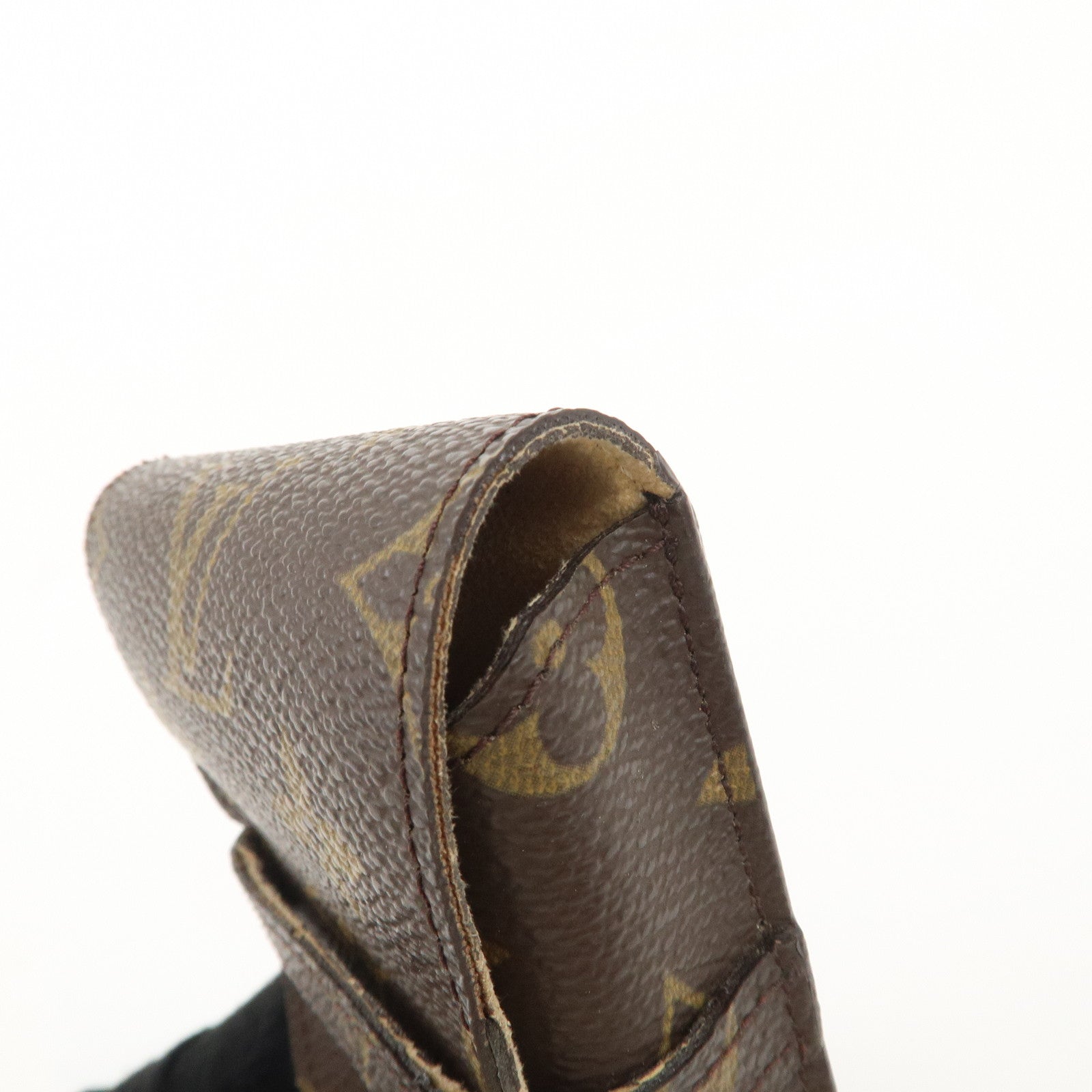 Louis Vuitton Set of 2 Monogram Canvas Glass Case M62970 M62962 Used