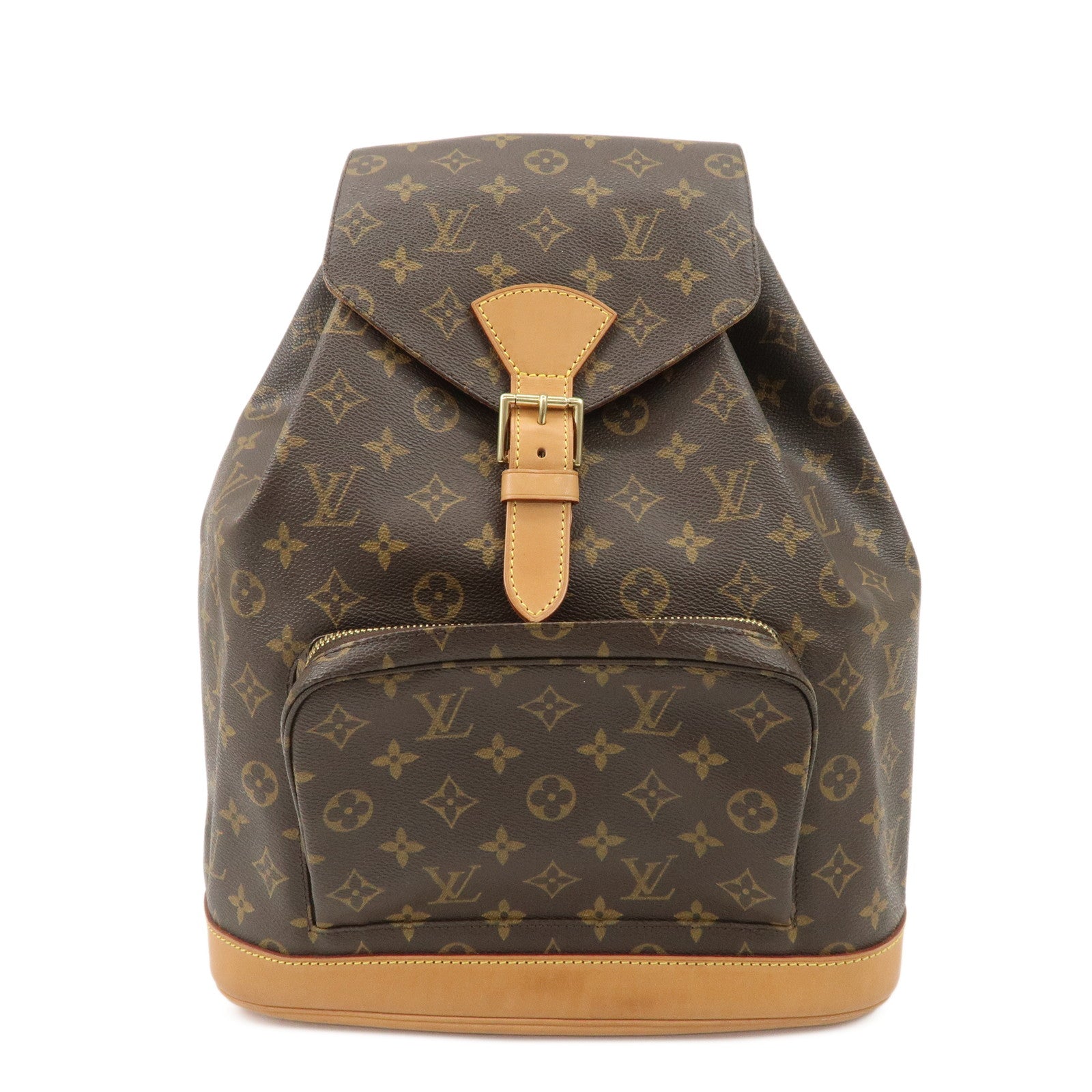 Louis Vuitton Monogram Montsouris GM Backpack Brown M51135