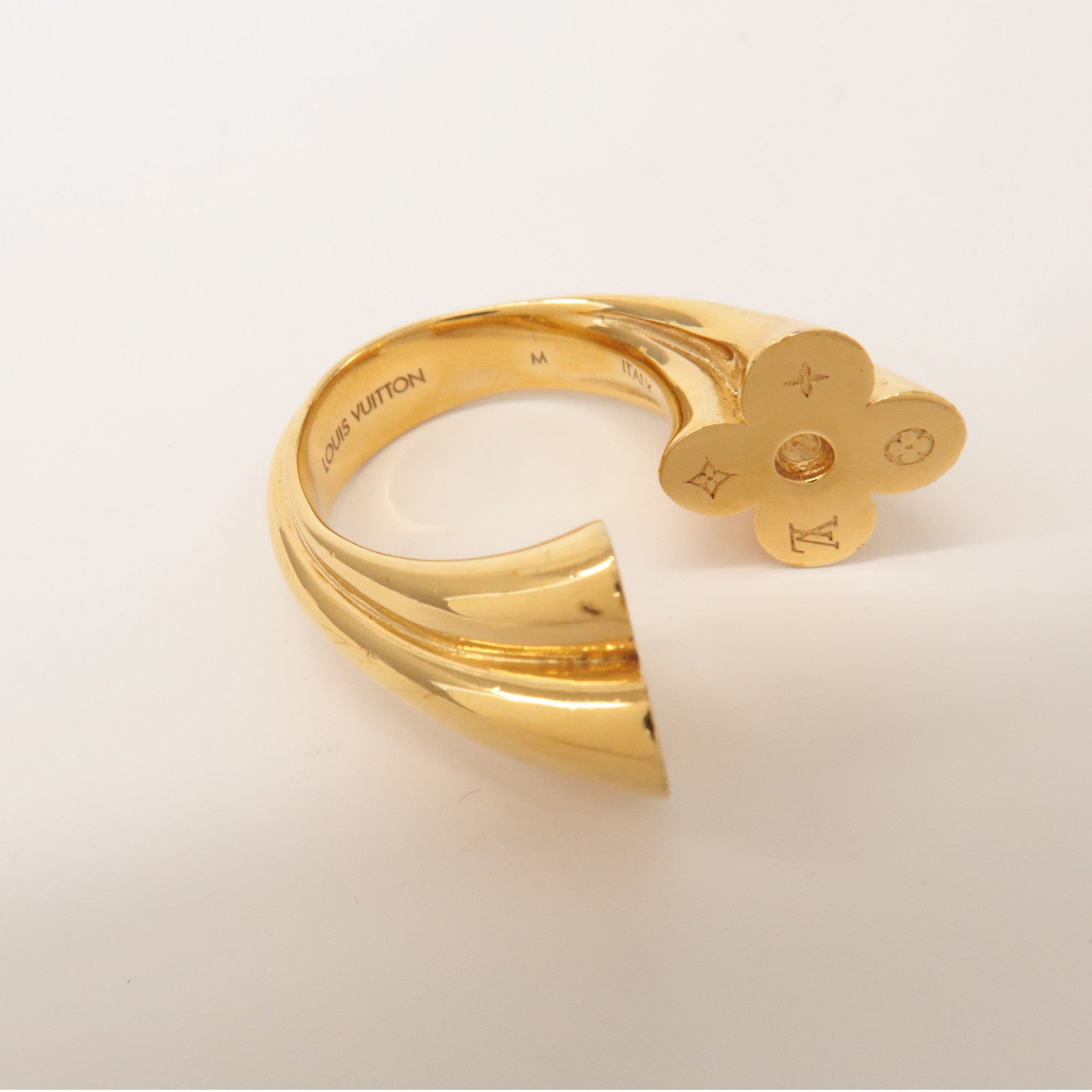 Louis Vuitton Bague First Flower Ring Metal Gold M64884