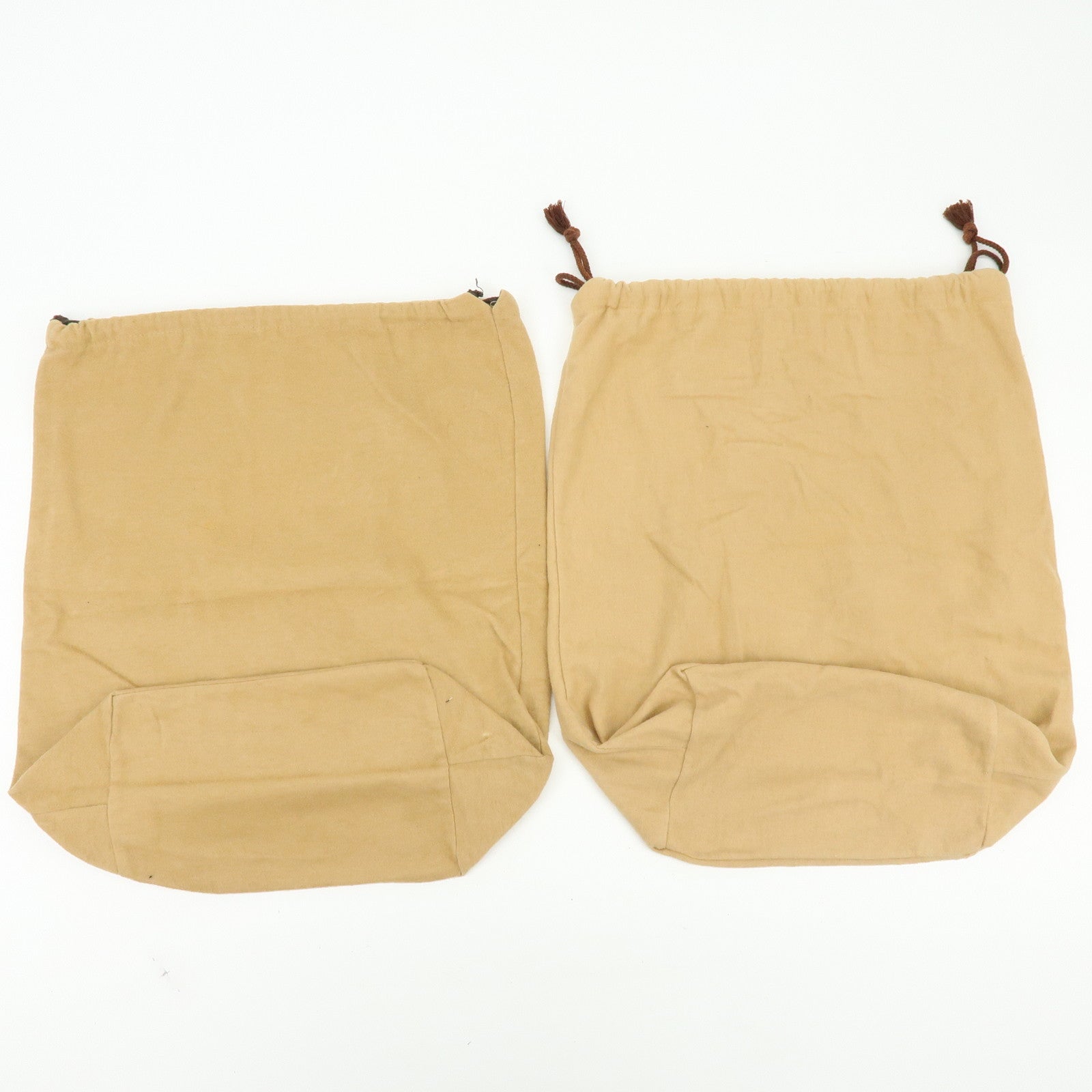 Louis Vuitton Set of 12 Dust Bag Storage Bag Drawstring Style Beige