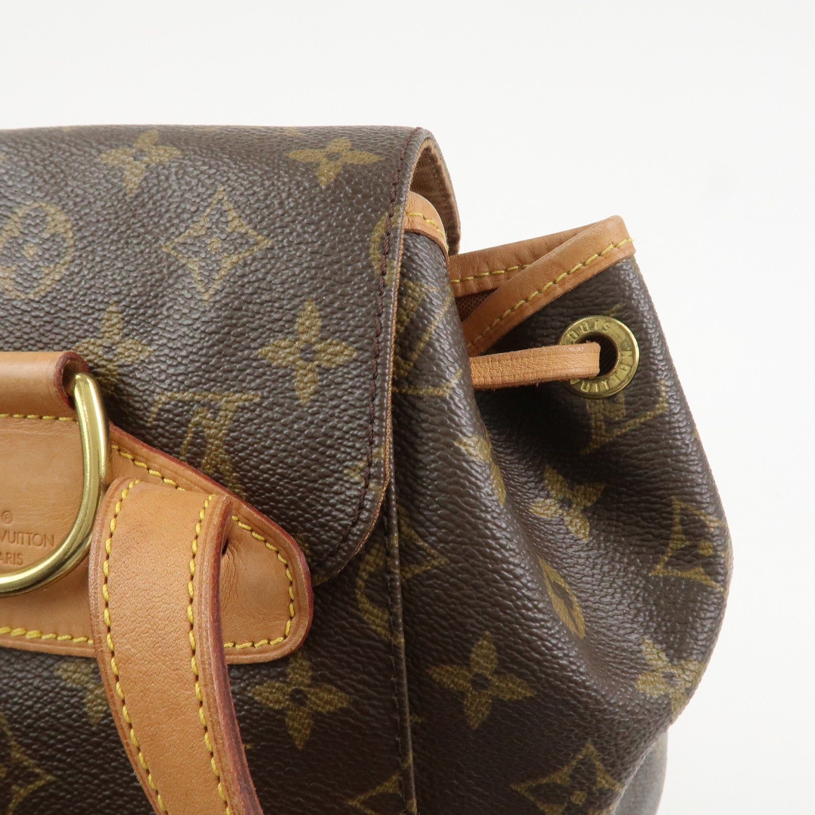 Louis Vuitton Monogram Canvas Montsouris MM Backpack Brown M51136