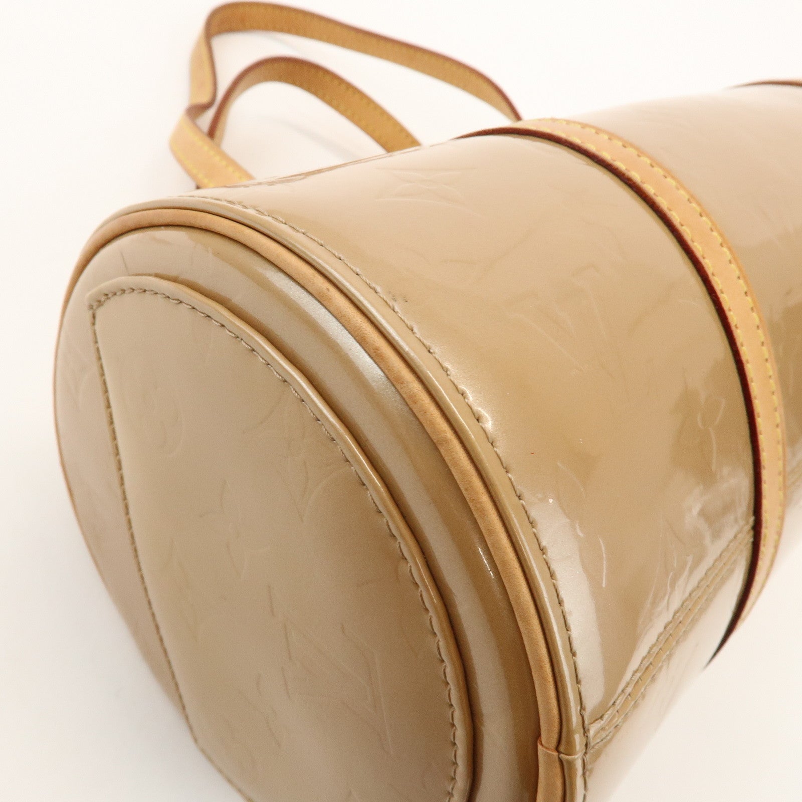 Louis Vuitton Monogram Vernis Bedford Hand Bag Noisette M91329