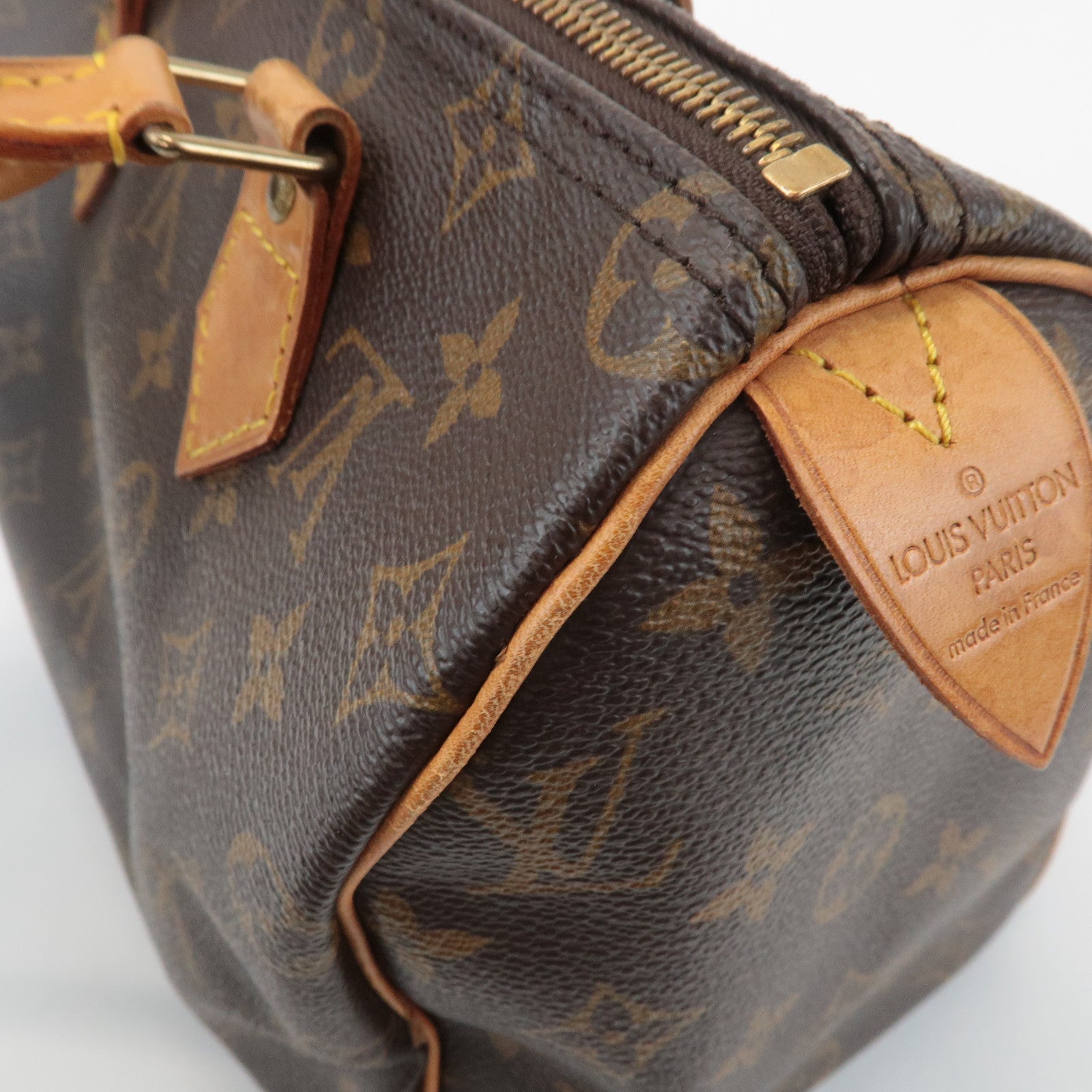 Louis Vuitton Monogram Speedy 25 Hand Bag Boston Bag M41528