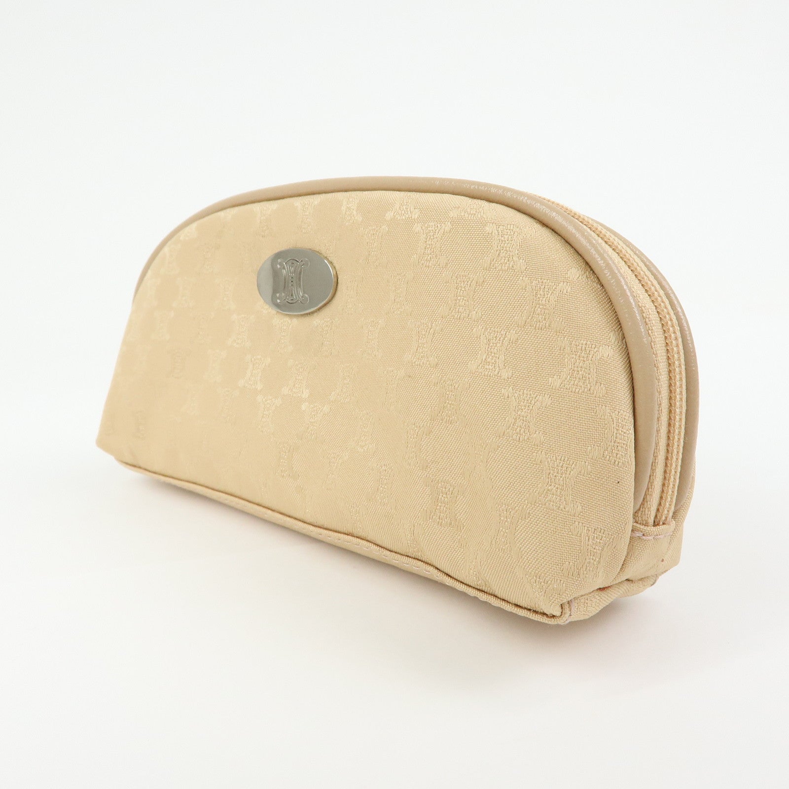 CELINE Macadam Set of 2 Sunglasses Case Handkerchief Beige Blue