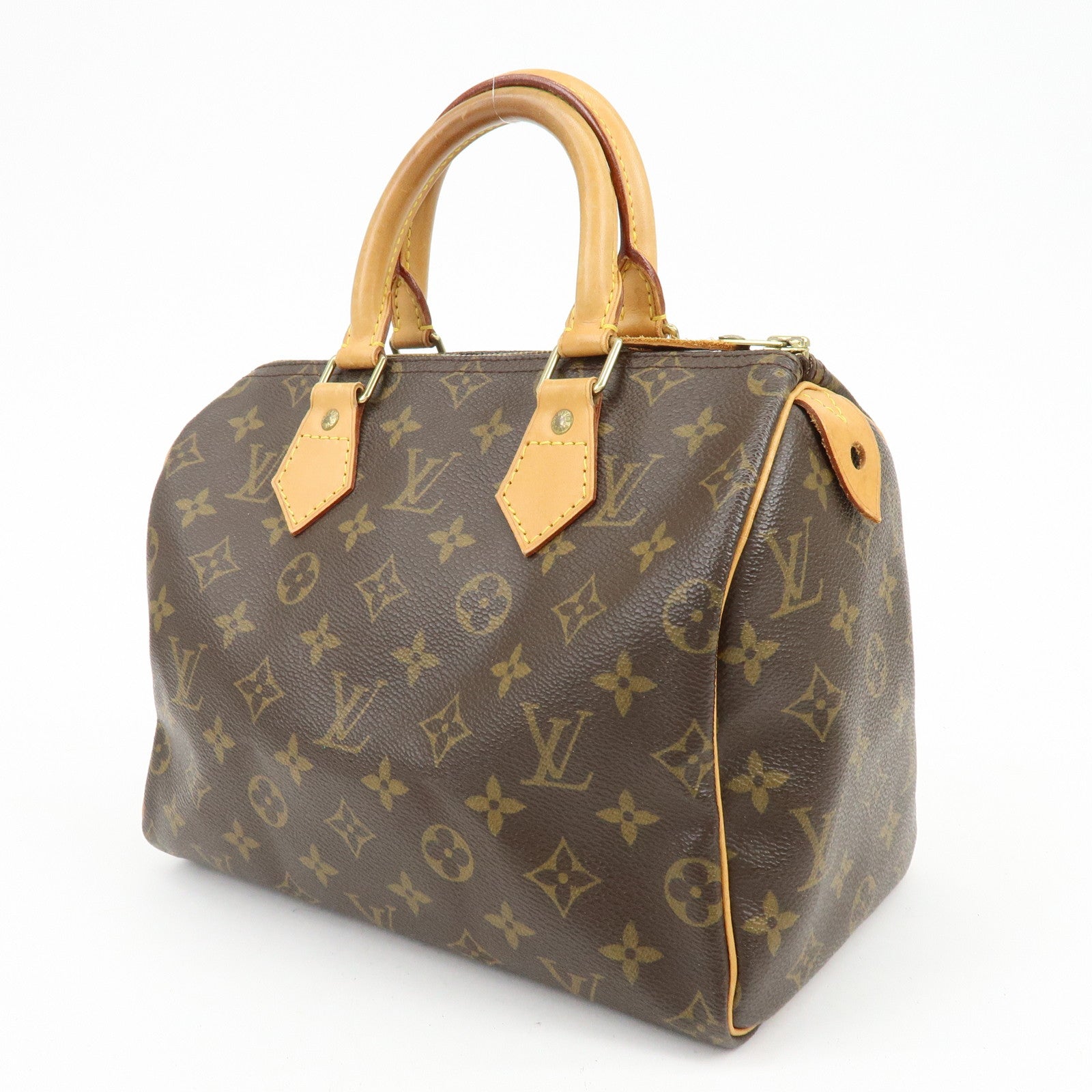 Louis Vuitton Monogram Speedy 25 Boston Bag Hand Bag Brown M41528
