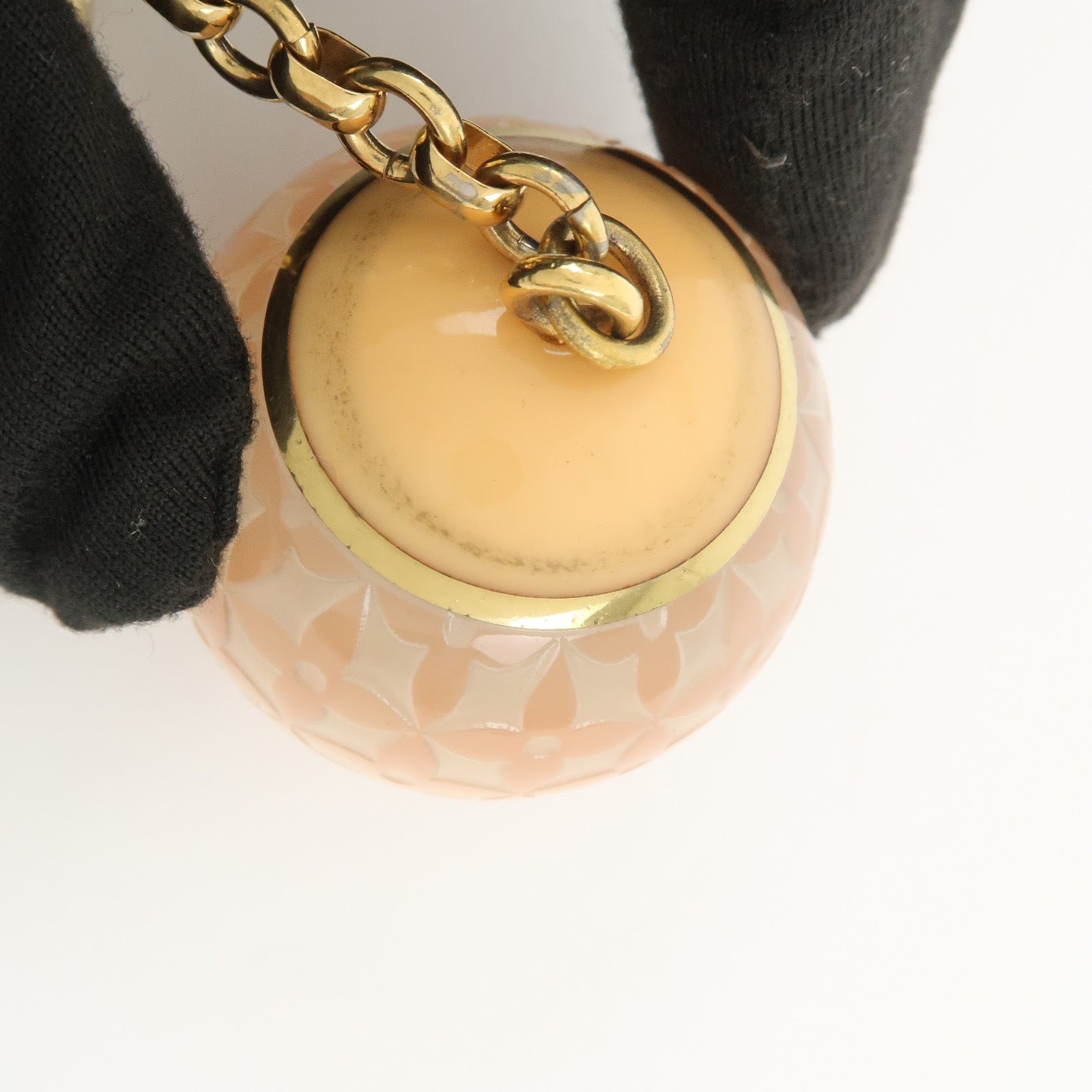 Louis Vuitton Bijou Sac Mini Lin Metal Bag Charm Key Charm M65643