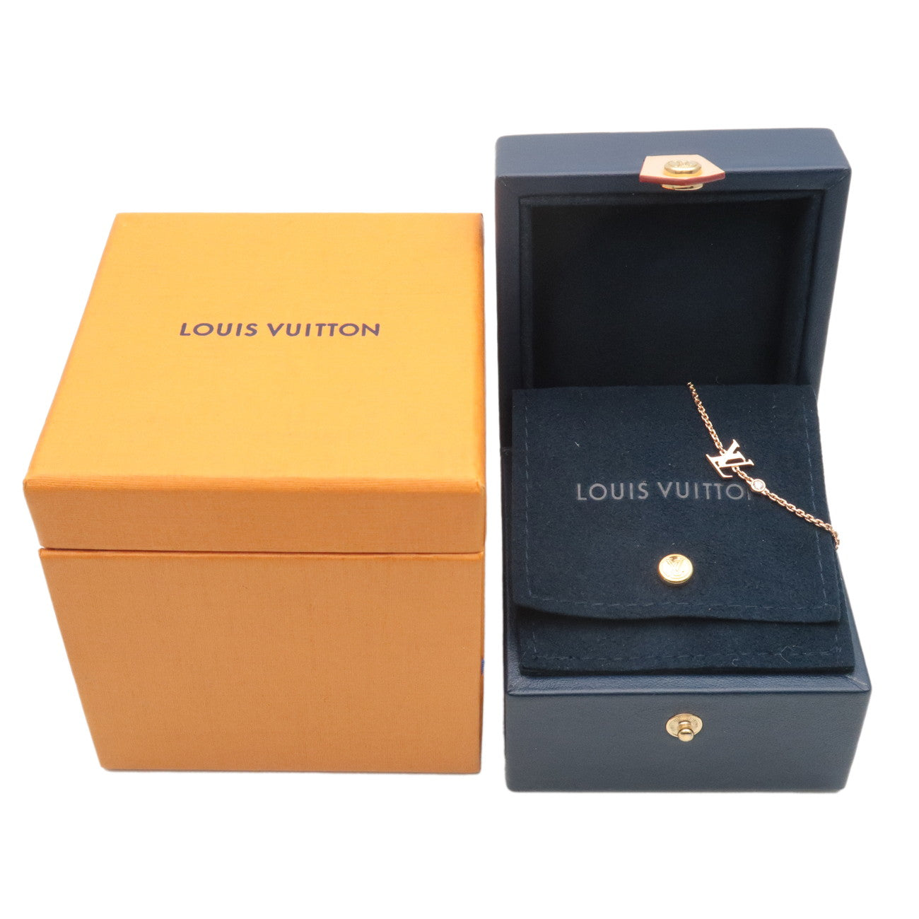Louis Vuitton Idylle Blossom 1P Diamond Blacelet K18PG 750PG Q95595