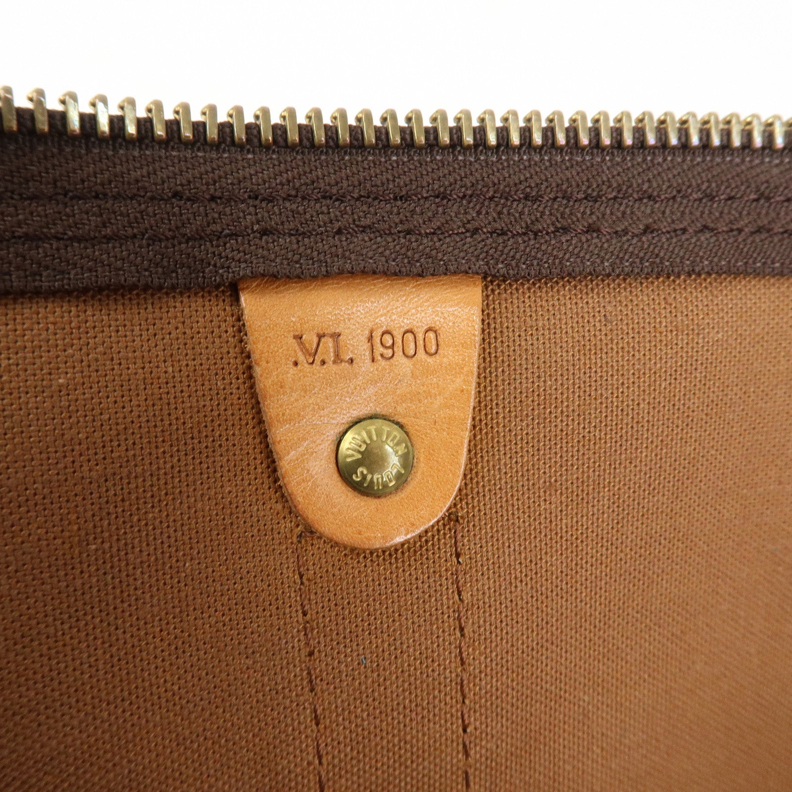 Louis Vuitton Monogram Keep All Bandouliere 45 Boston Bag M41418