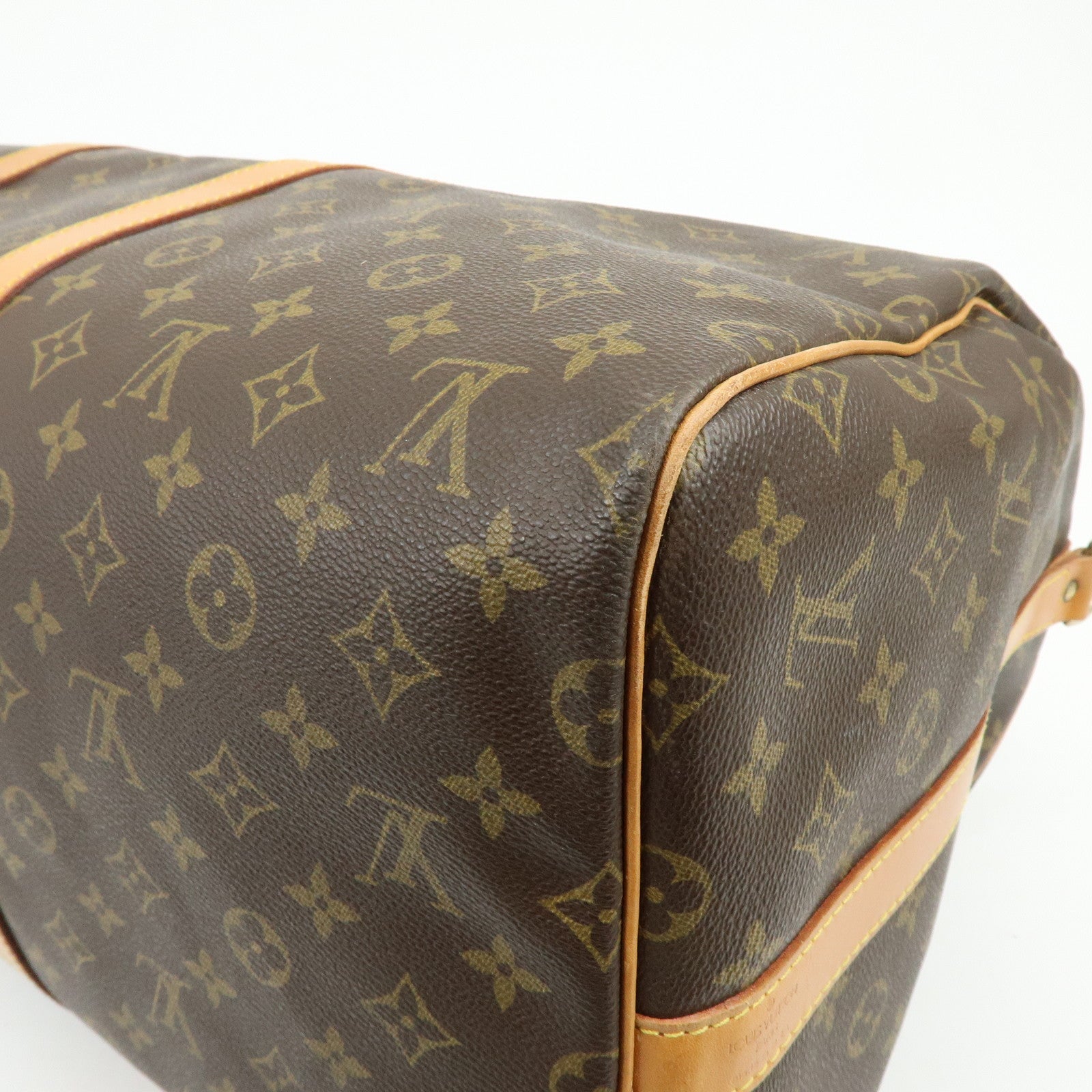 Louis Vuitton Monogram Keep All Bandouliere 55 Boston Bag M41414