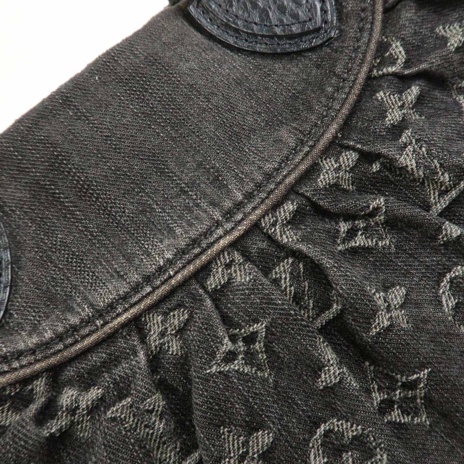 Louis Vuitton Monogram Denim Neo Cabby MM 2Way Bag Noir M95351