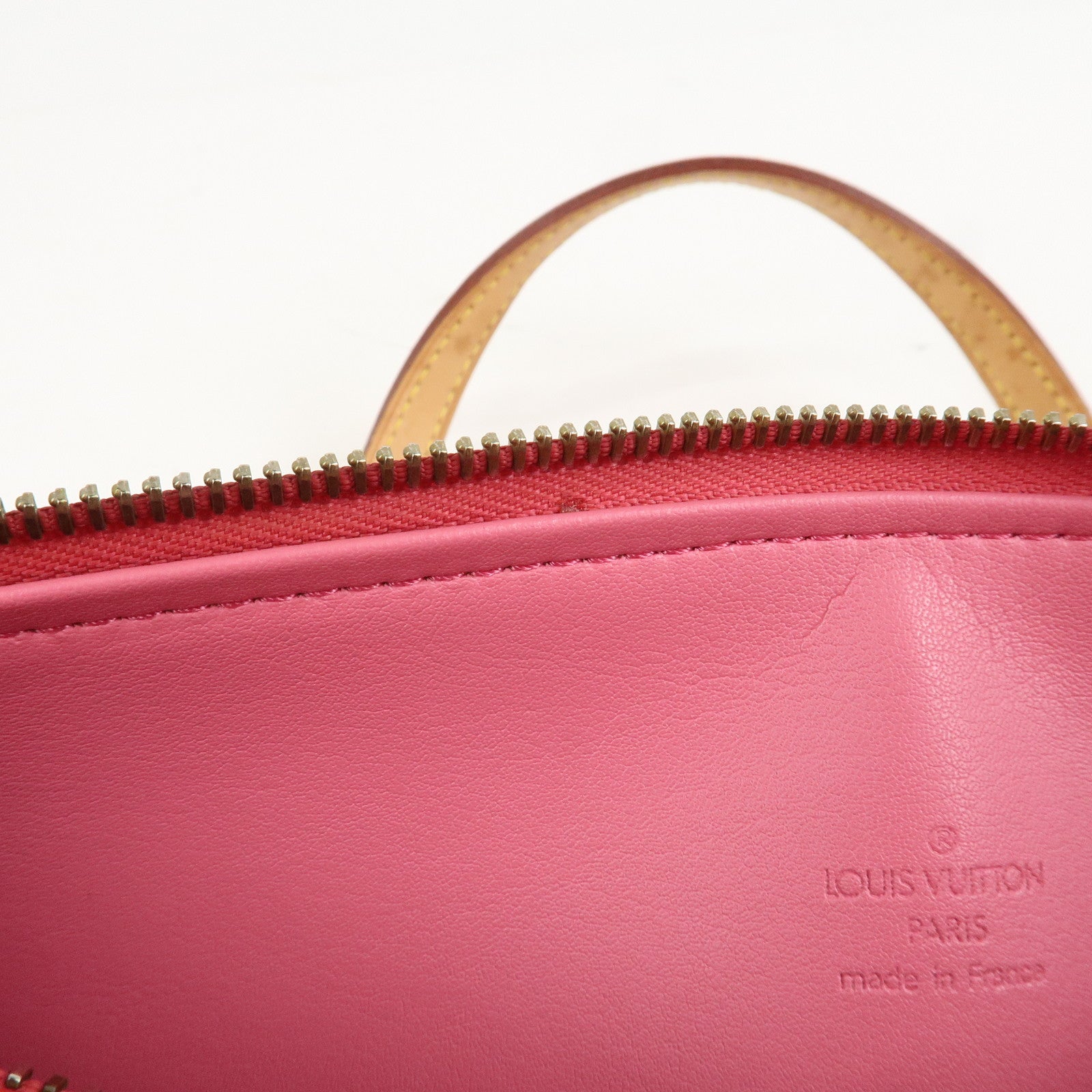 Louis Vuitton Monogram Vernis Leather Bedford Shoulder Hand Bag Framboise M9133F