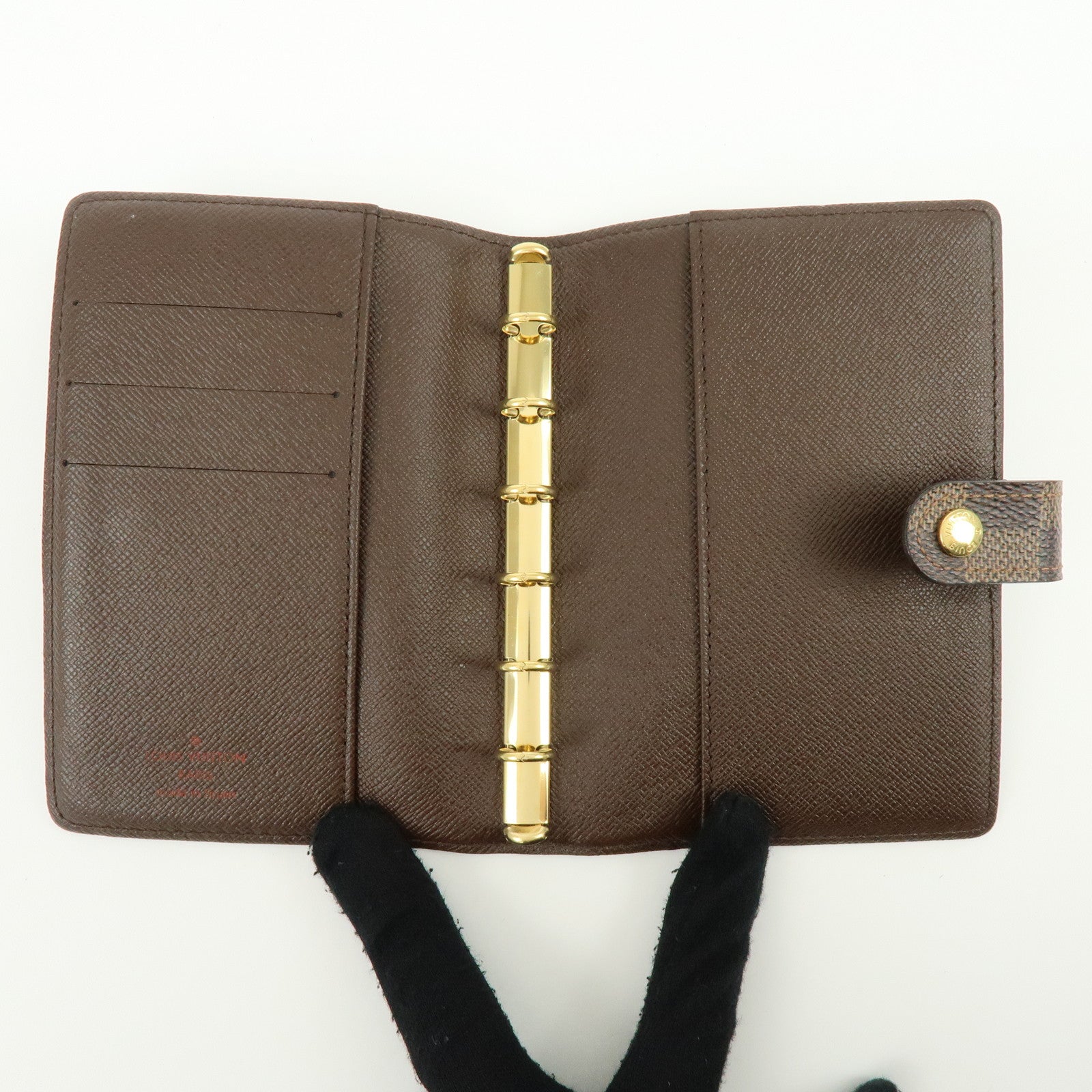 Louis Vuitton Damier Agenda PM Planner Cover Brown R20700