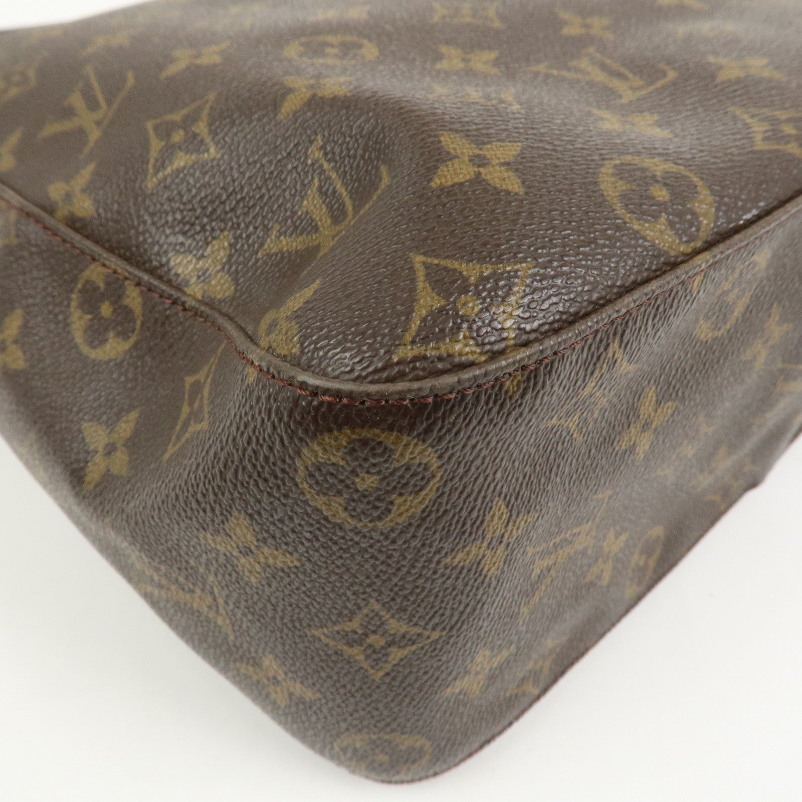 Louis Vuitton Monogram Looping GM Shoulder Bag Brown M51145