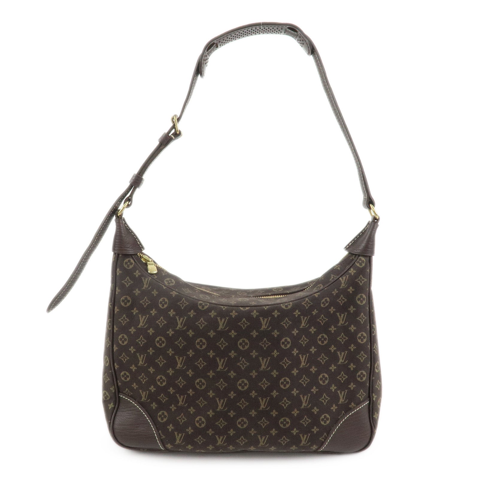 Louis Vuitton Monogram Mini Lin Boulogne Shoulder Bag Brown M95225