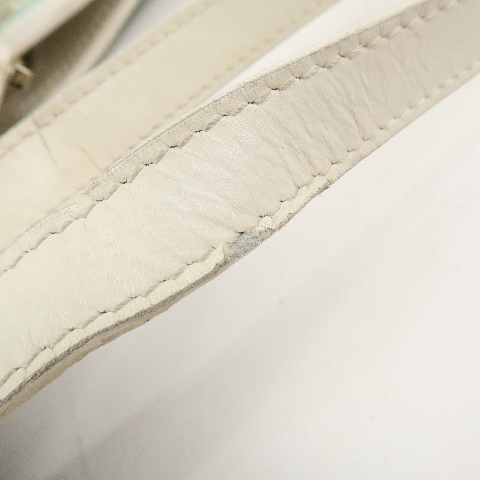 GUCCI GG Canvas Leather Shoulder Bag Hand Bag Light Blue 002.1099