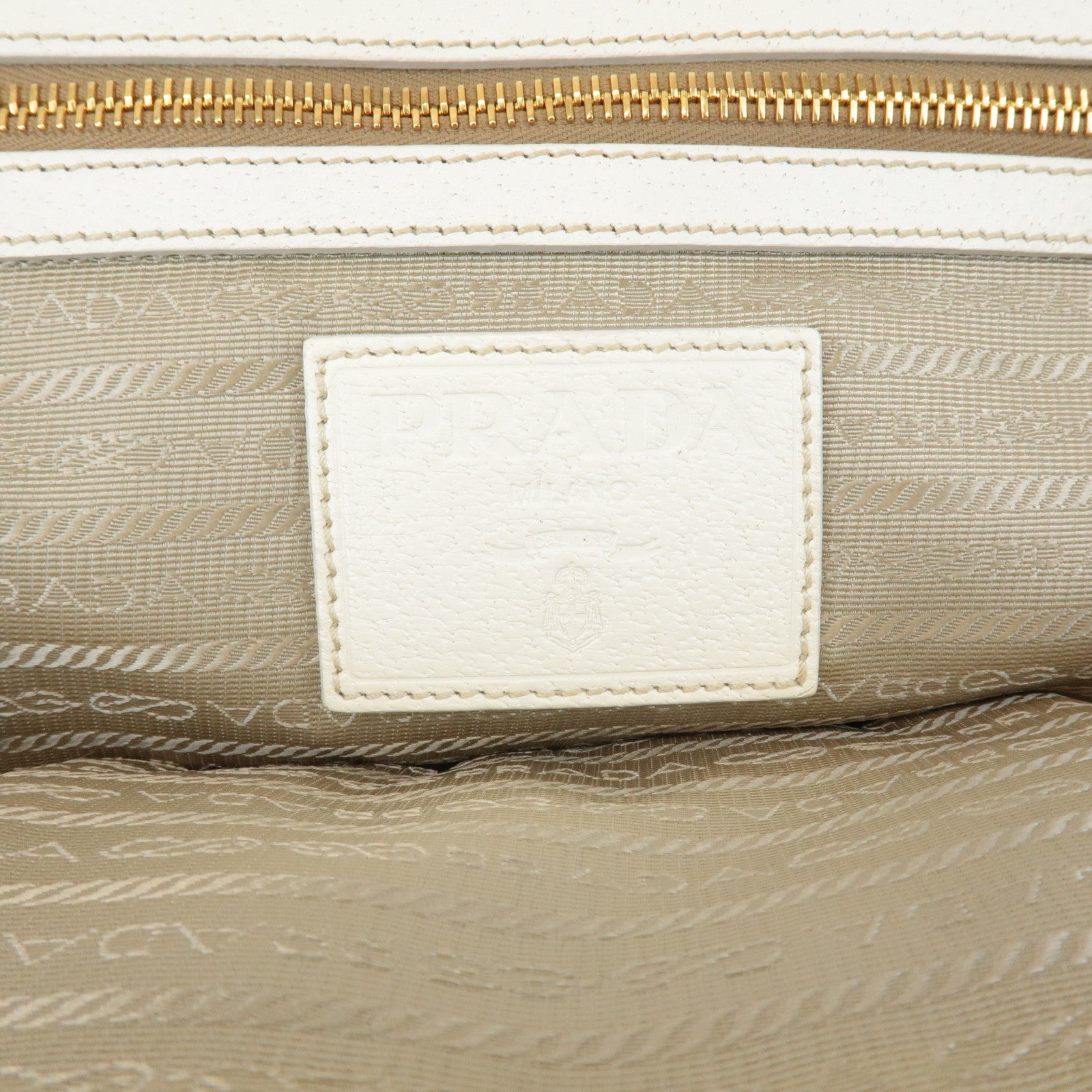 PRADA Triangle Leather Raffia Shoulder Bag Straw Bag Beige BR3693 Used