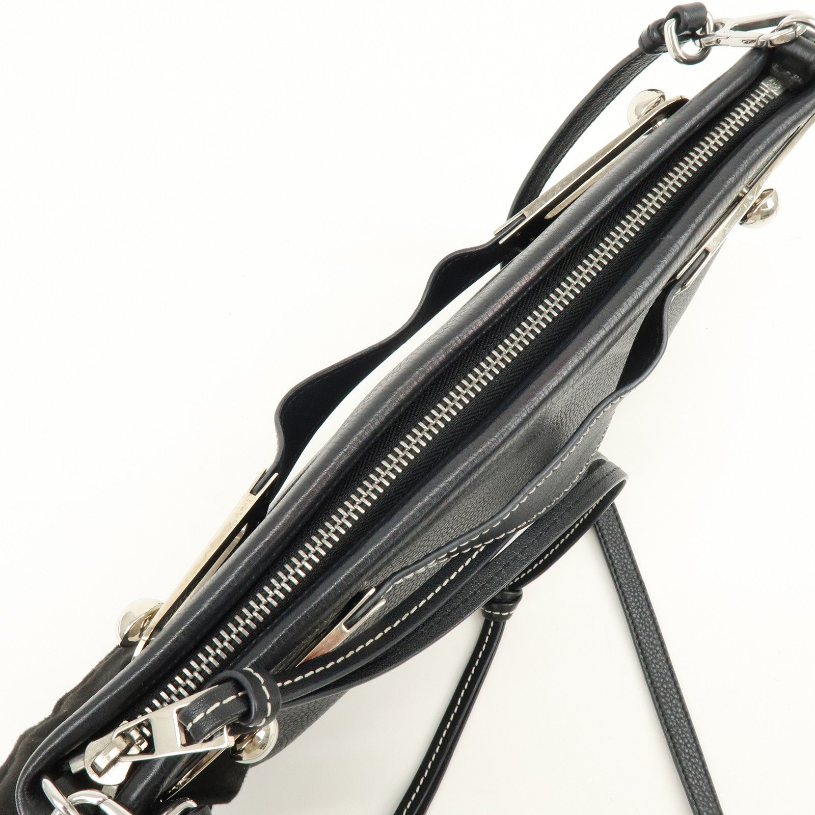 LOEWE Anagram Missy Small Calf Leather 2Way Bag Shoulder Bag Black