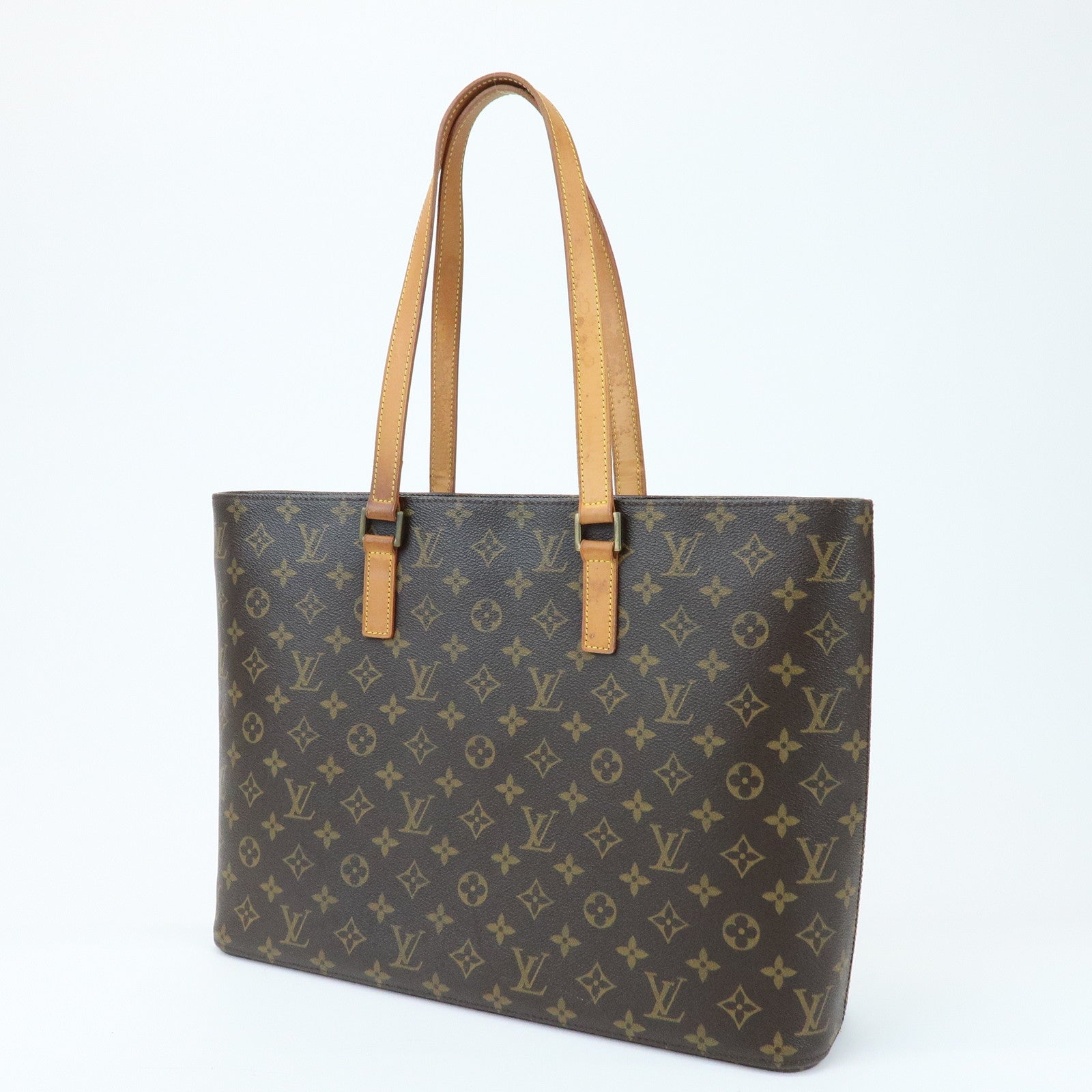 Louis Vuitton Monogram Luco Tote Bag Shoulder Bag Brown M51155