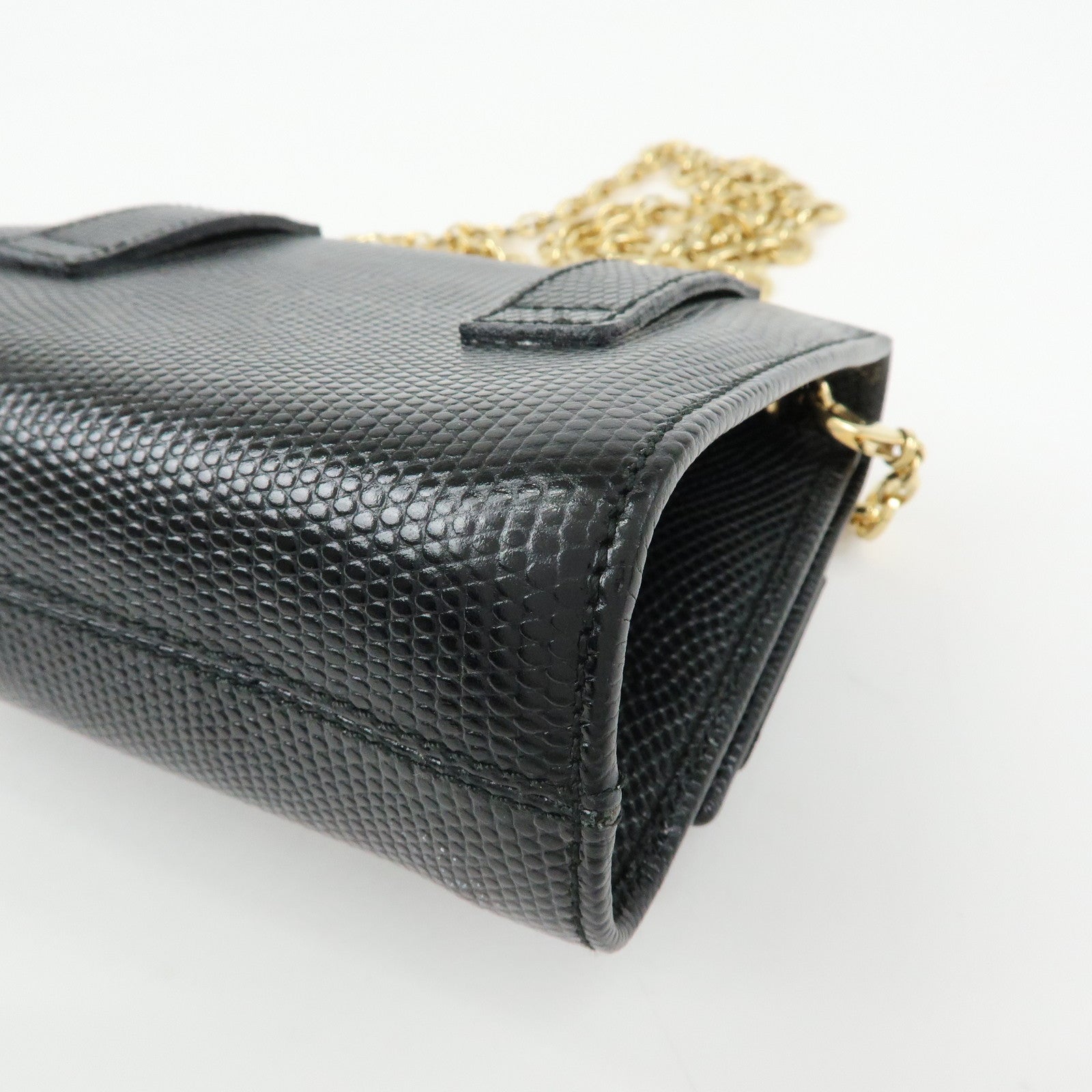 Ferragamo Vara Ribbon Embossed Leather 3Way Bag Chain Shoulder Bag