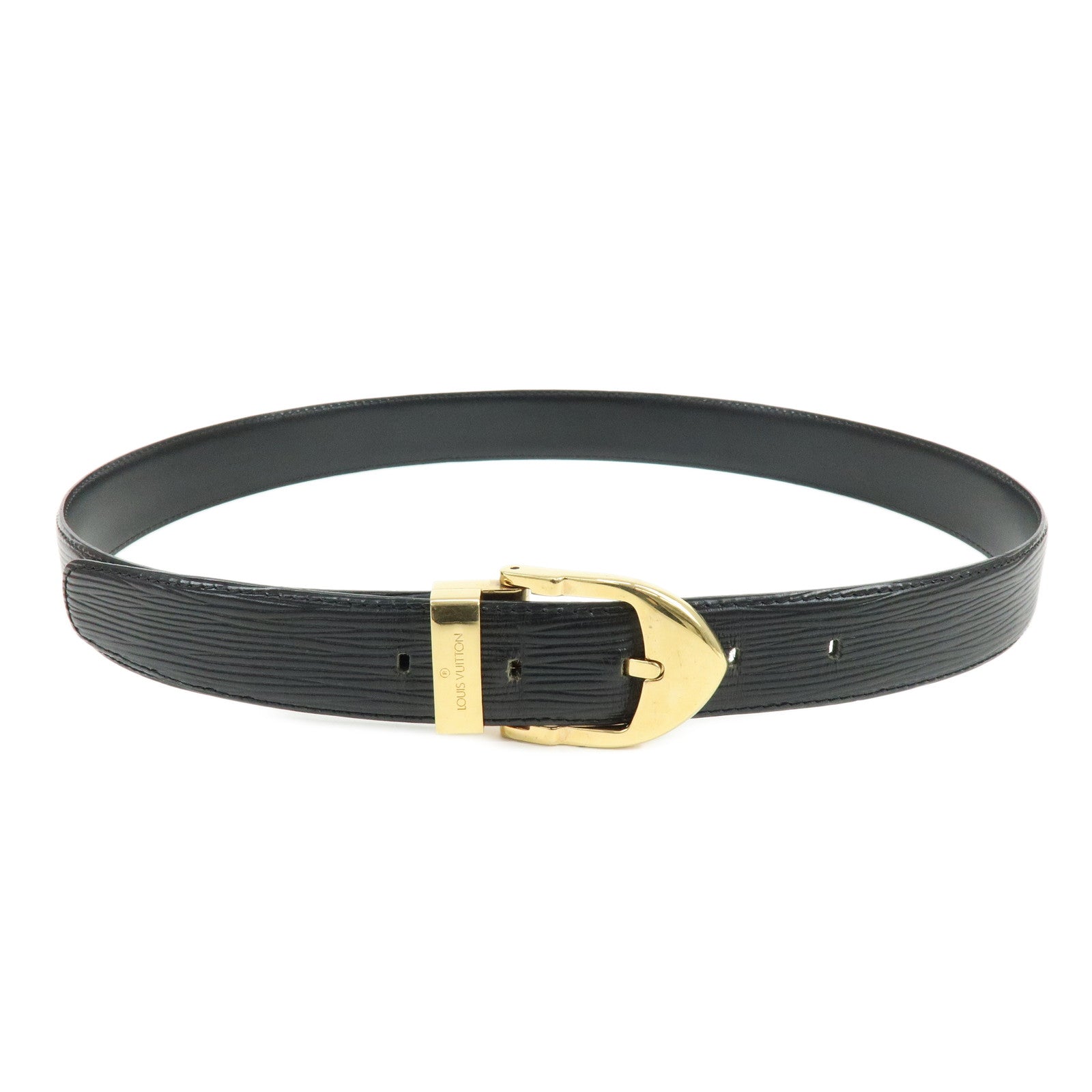 Louis Vuitton Epi Leather Ceinture Classic Belt Noir M6832