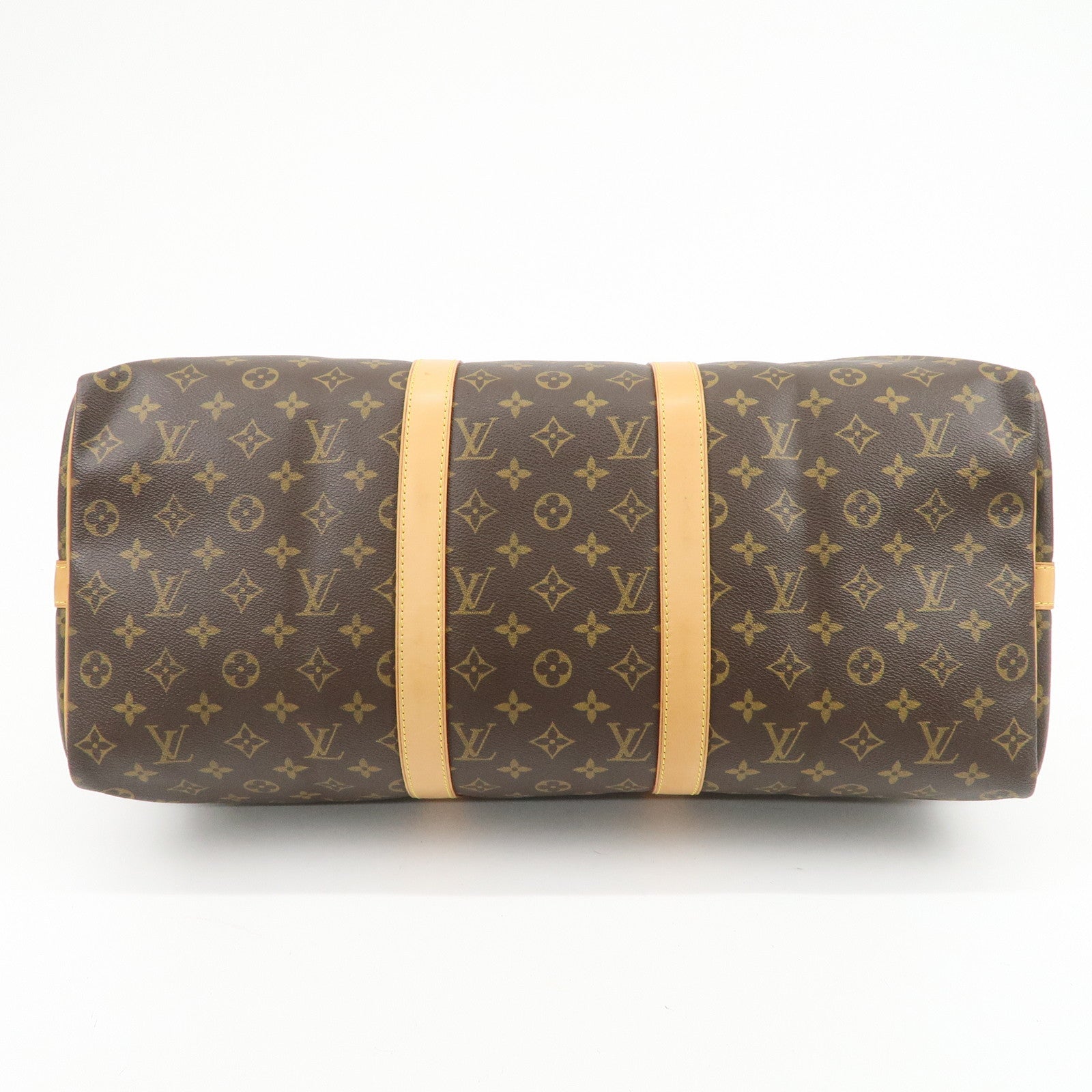 Louis Vuitton Monogram Keep All Bandouliere 50 Boston Bag M41416