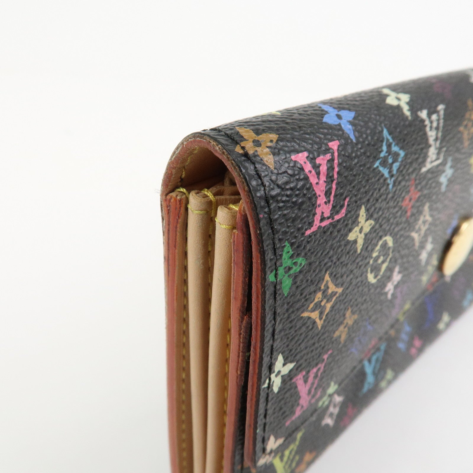 Louis Vuitton Monogram MultiColor Portefeuille Sarah Wallet M9353