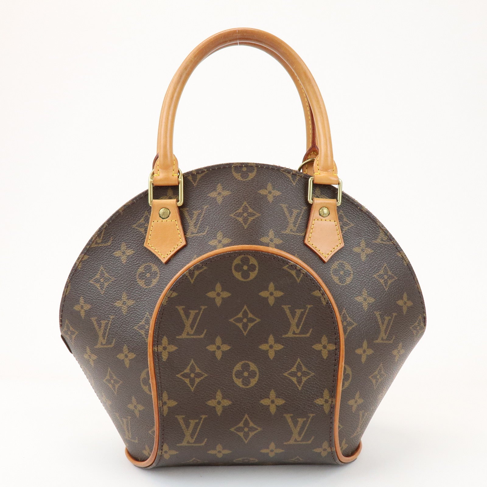 Louis Vuitton Monogram Ellipse PM Hand Bag Brown M51127