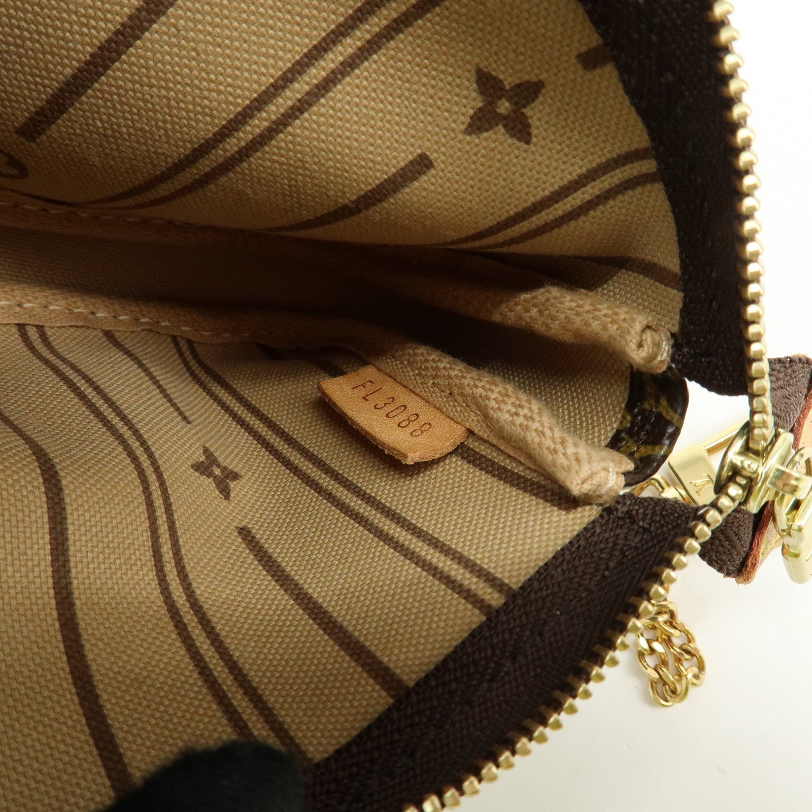 Louis Vuitton Monogram Patch Mini Pochette Accessoire Brown M95804
