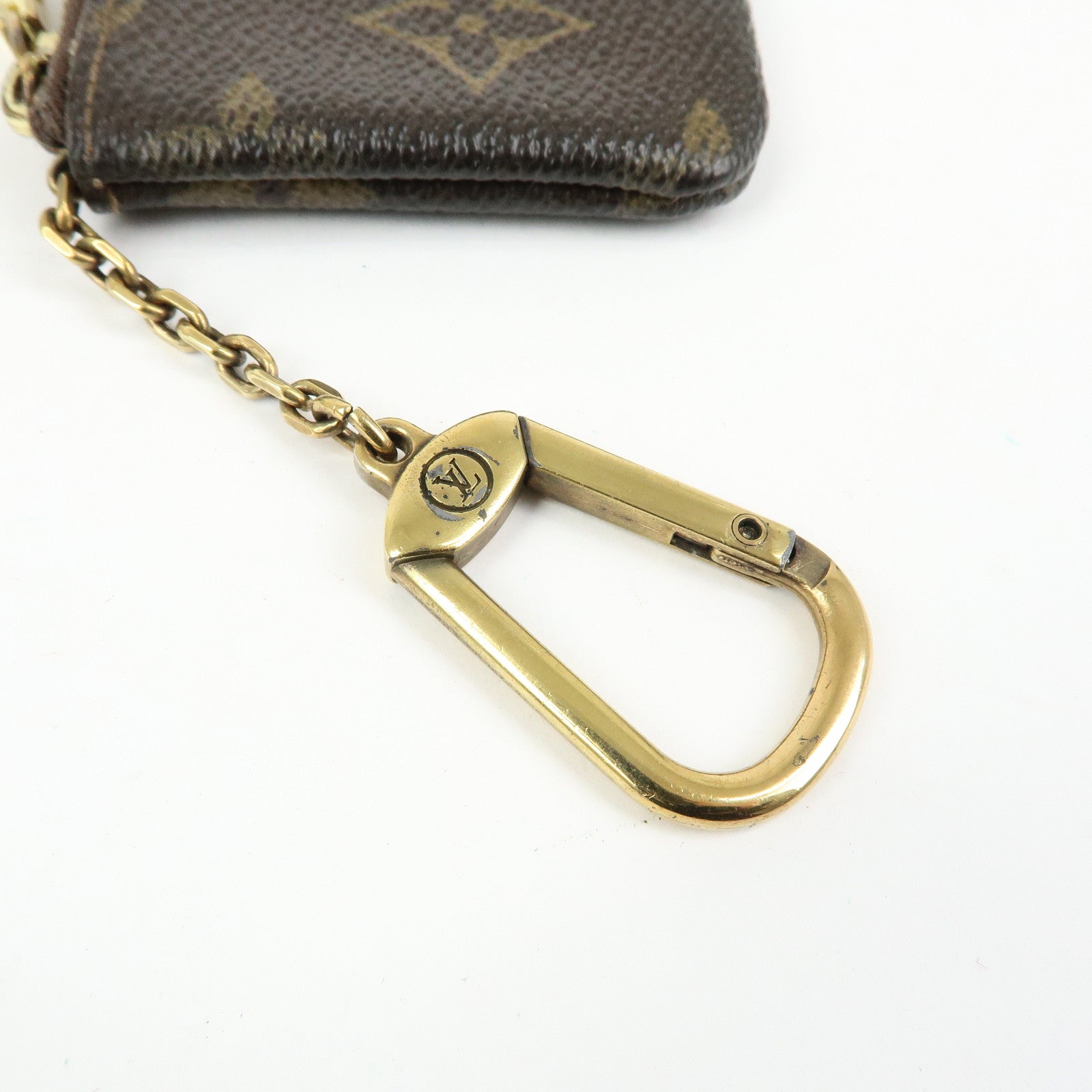 Louis Vuitton Monogram Pochette Cles Coin Case Key Case M62650
