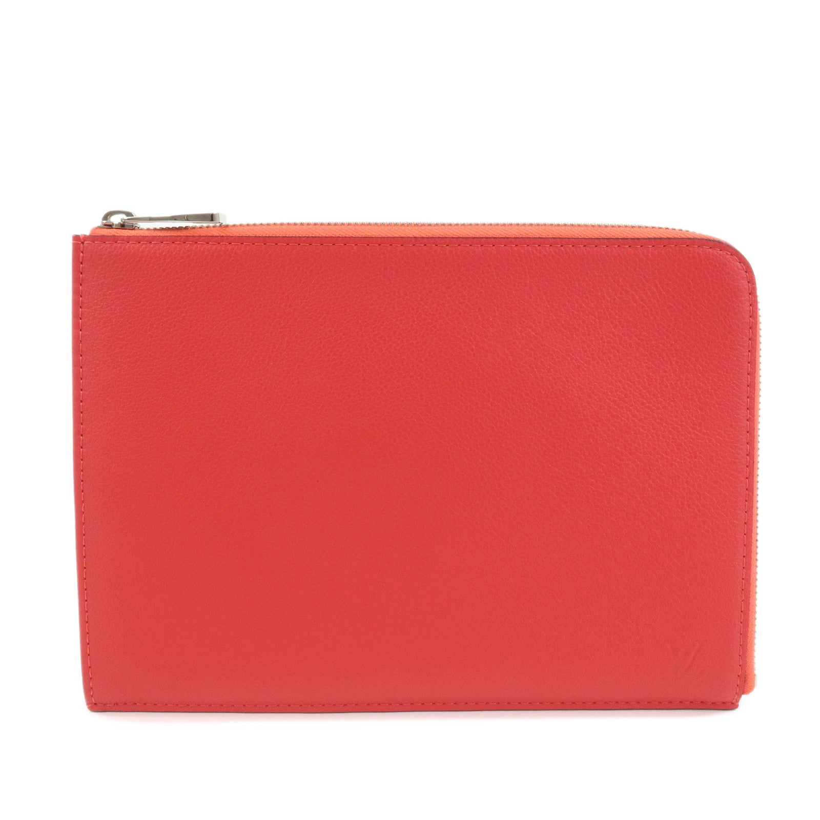 Louis Vuitton Pochette Jour PM Taurillon Leather Pouch Red R99586