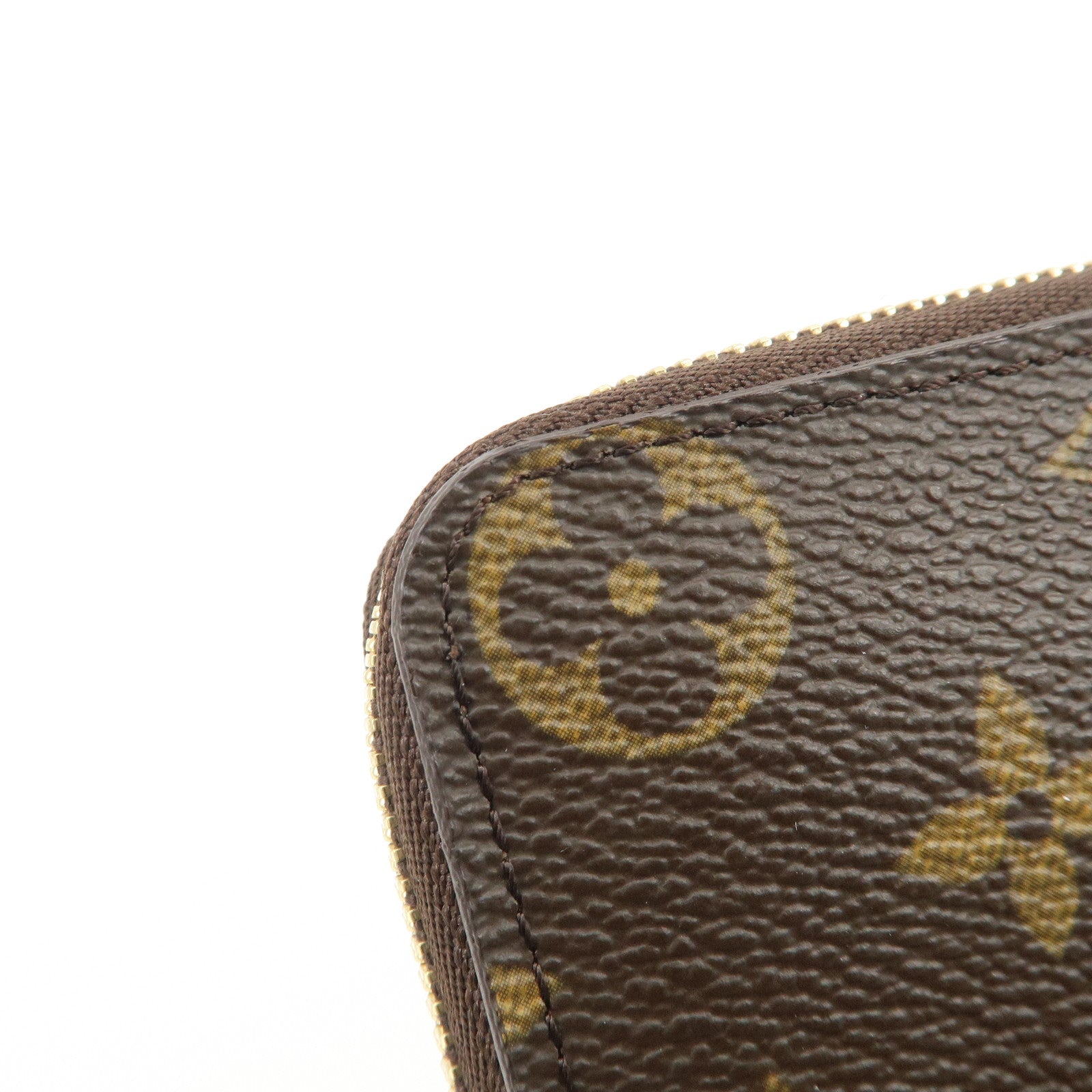 Louis Vuitton Monogram Zippy Coin Purse Coin Case Brown M60067 Used