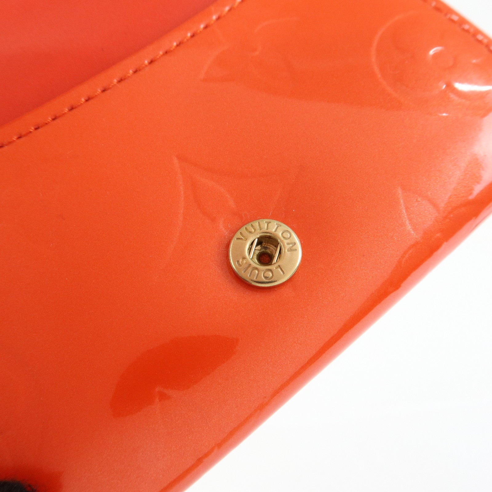 Louis Vuitton Monogram Vernis Leather Ludlow Orange Sunset M93630