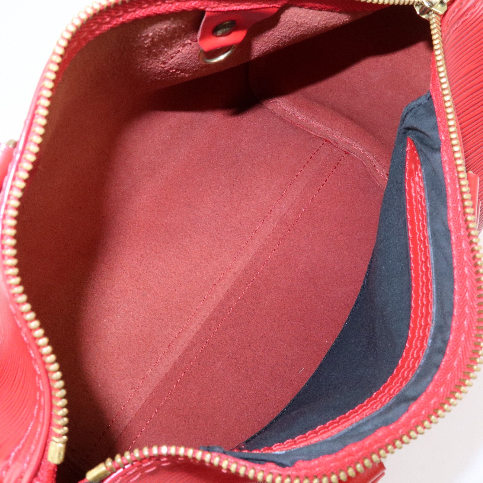 Louis Vuitton Epi Speedy 25 Boston Hand Bag Castilian Red M43017
