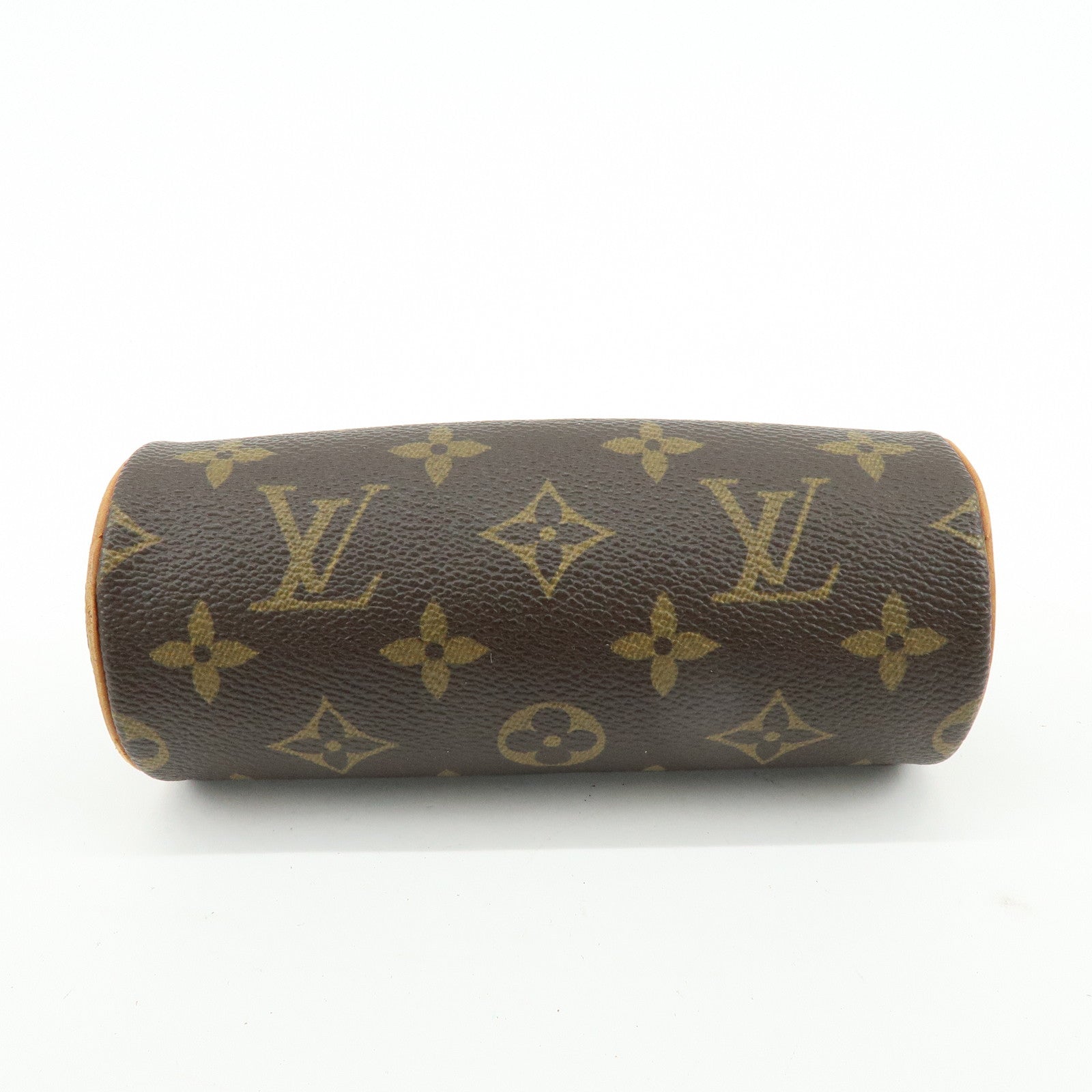 Louis Vuitton Monogram Set of 2 Mini Pouch for Papillon Bag Brown