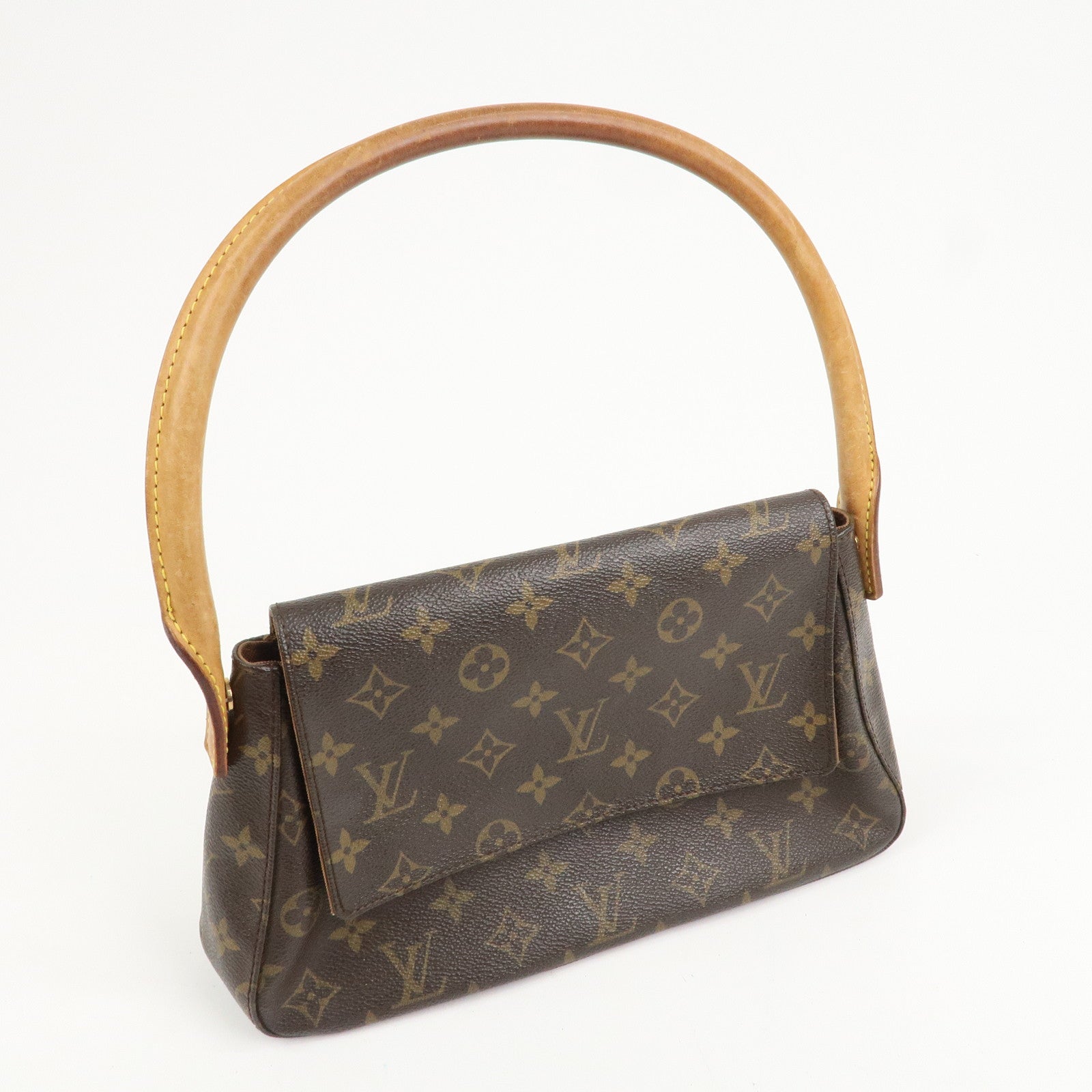 Louis Vuitton Monogram Mini Looping Shoulder Bag Brown M51147