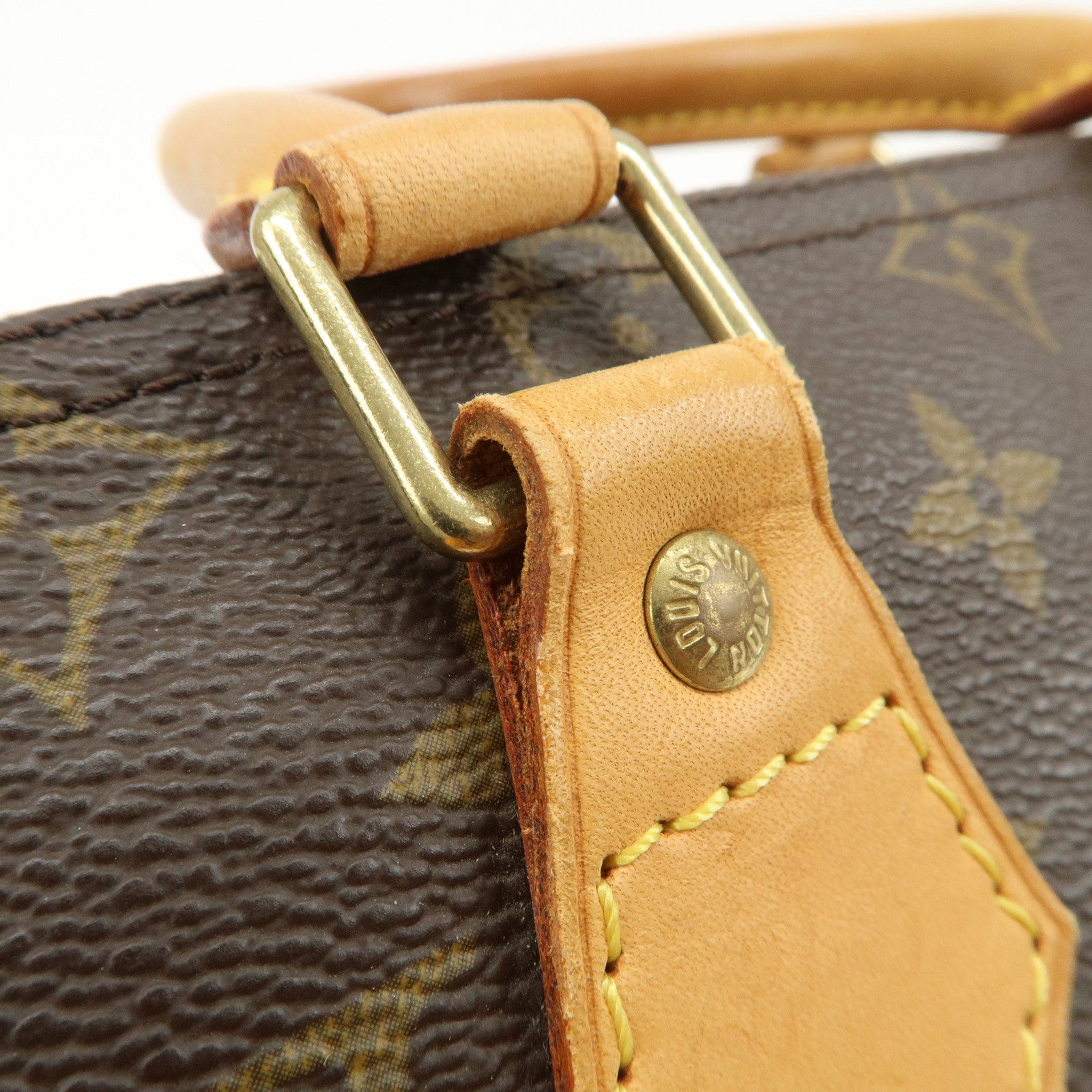 Louis Vuitton Monogram Speedy 25 Boston Bag Hand Bag Brown M41528