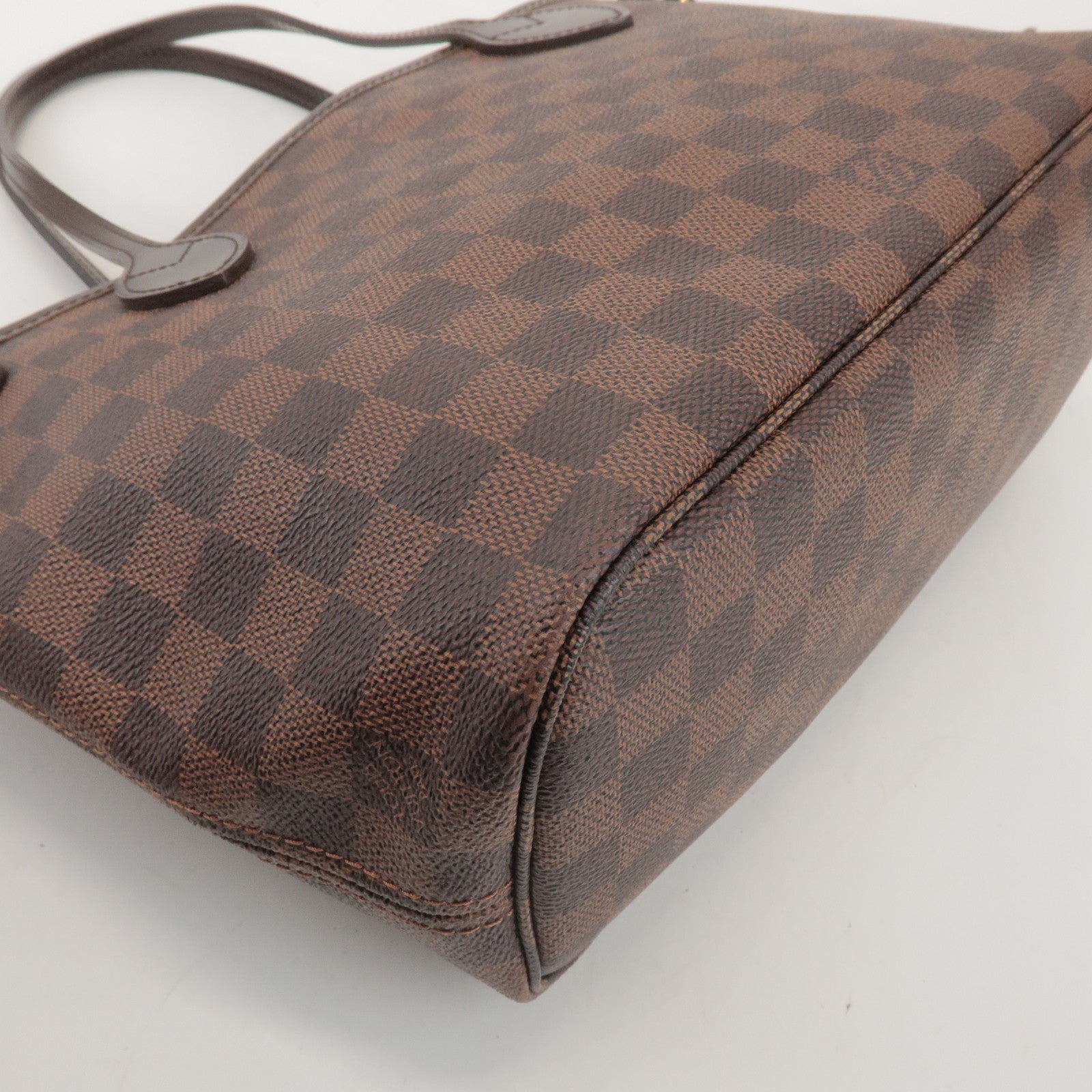 Louis Vuitton Damier Neverfull PM Canvas Tote Bag Brown N41359