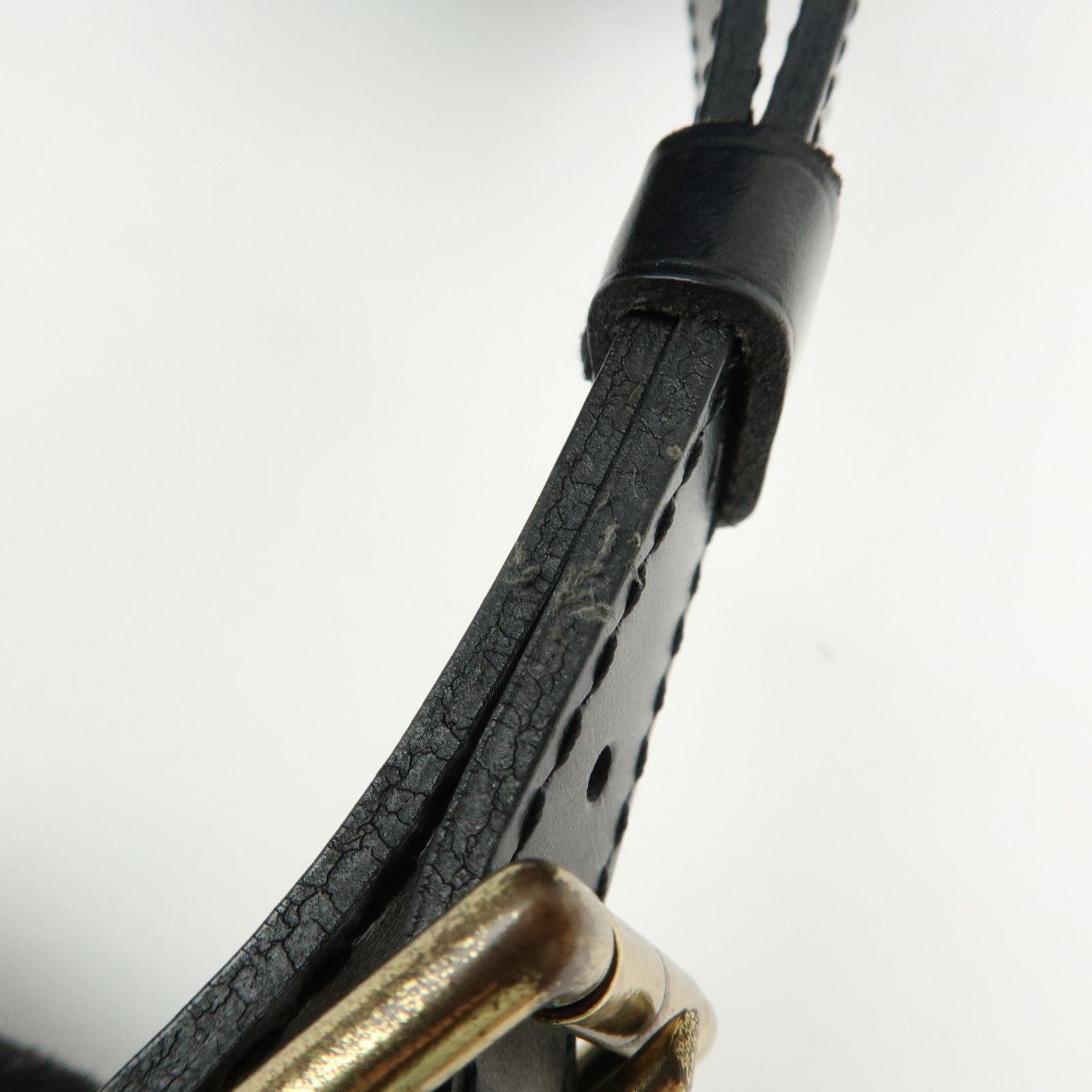 Louis Vuitton Epi Petit Noe Bicolor Shoulder Bag Blue Noir M44152