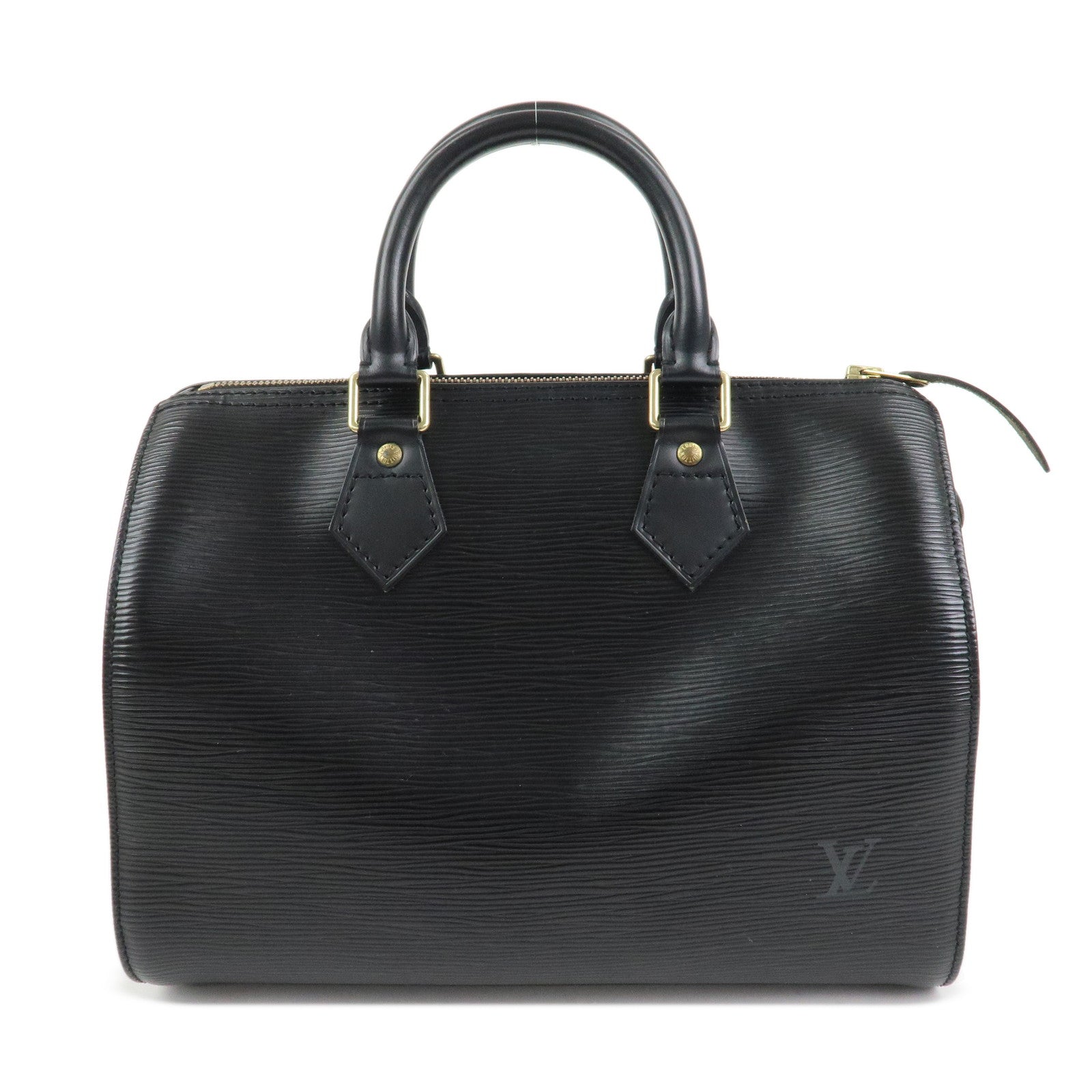 Louis Vuitton Epi Leather Speedy 25 Hand Bag Boston Bag Noir M59032