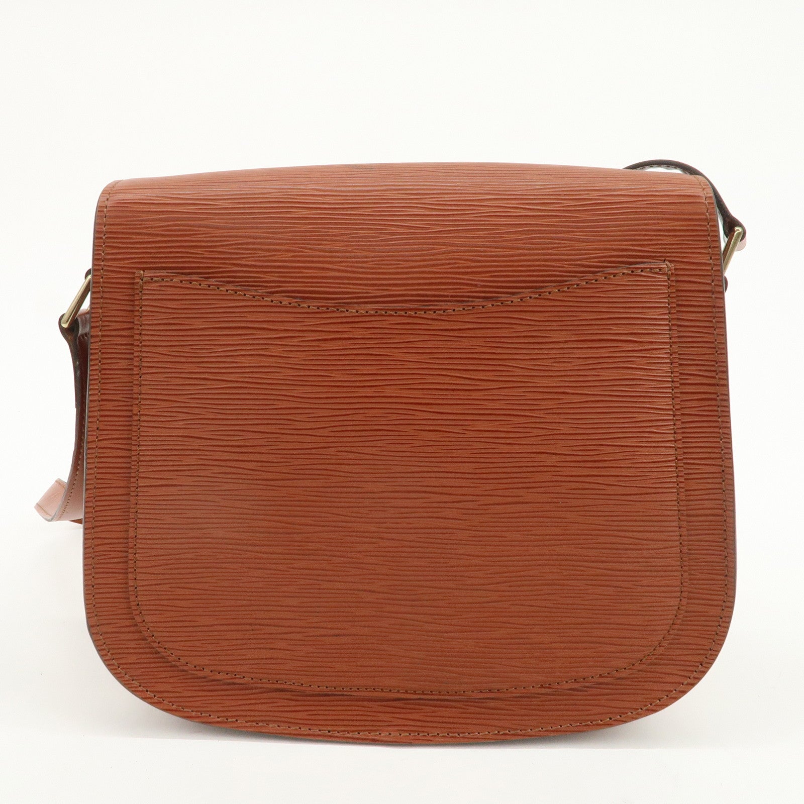Louis Vuitton Epi Saint Cloud Shoulder Bag Kenya Brown M52193