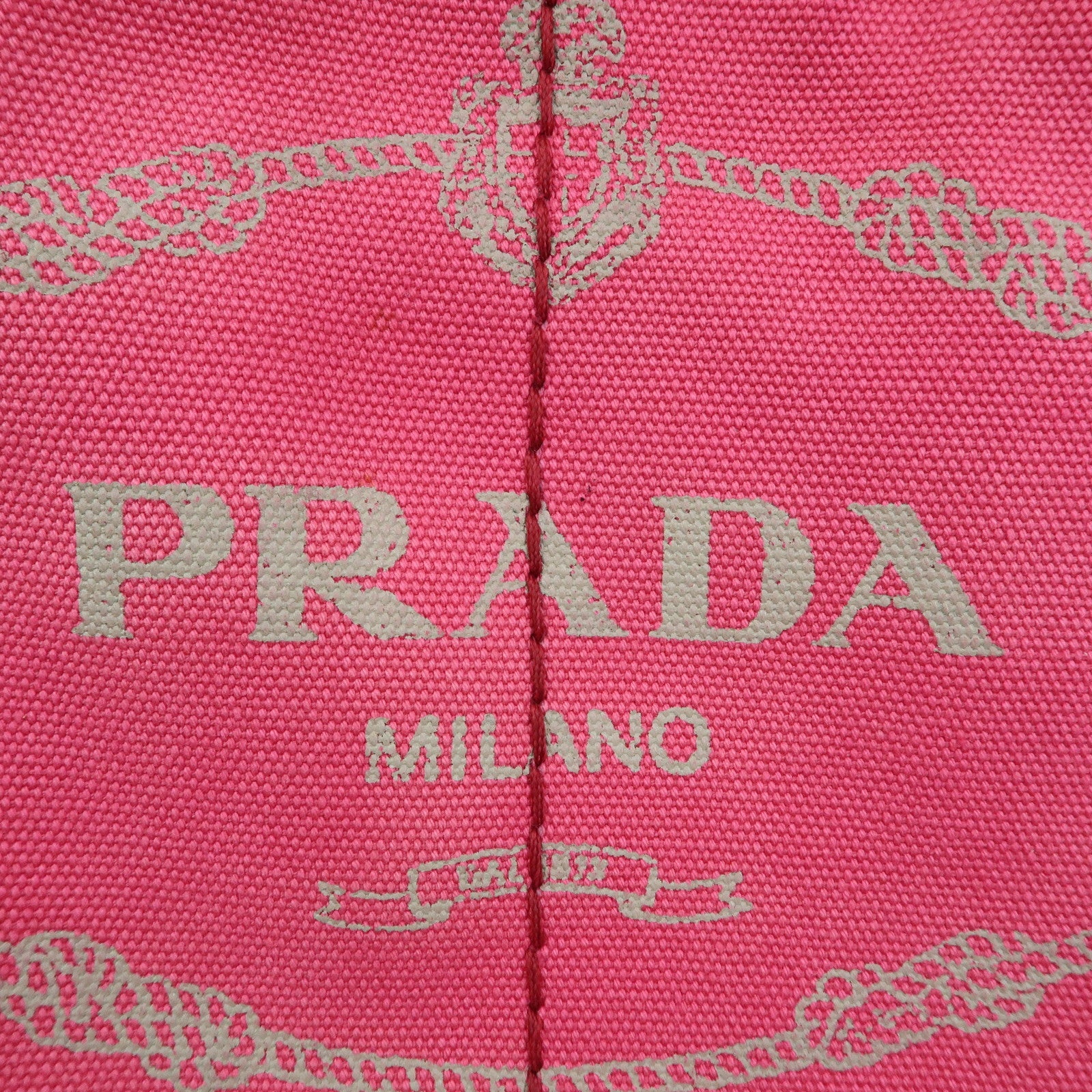 PRADA Triangle Logo Canapa Mini 2Way Hand Shoulder Bag Pink B2439G