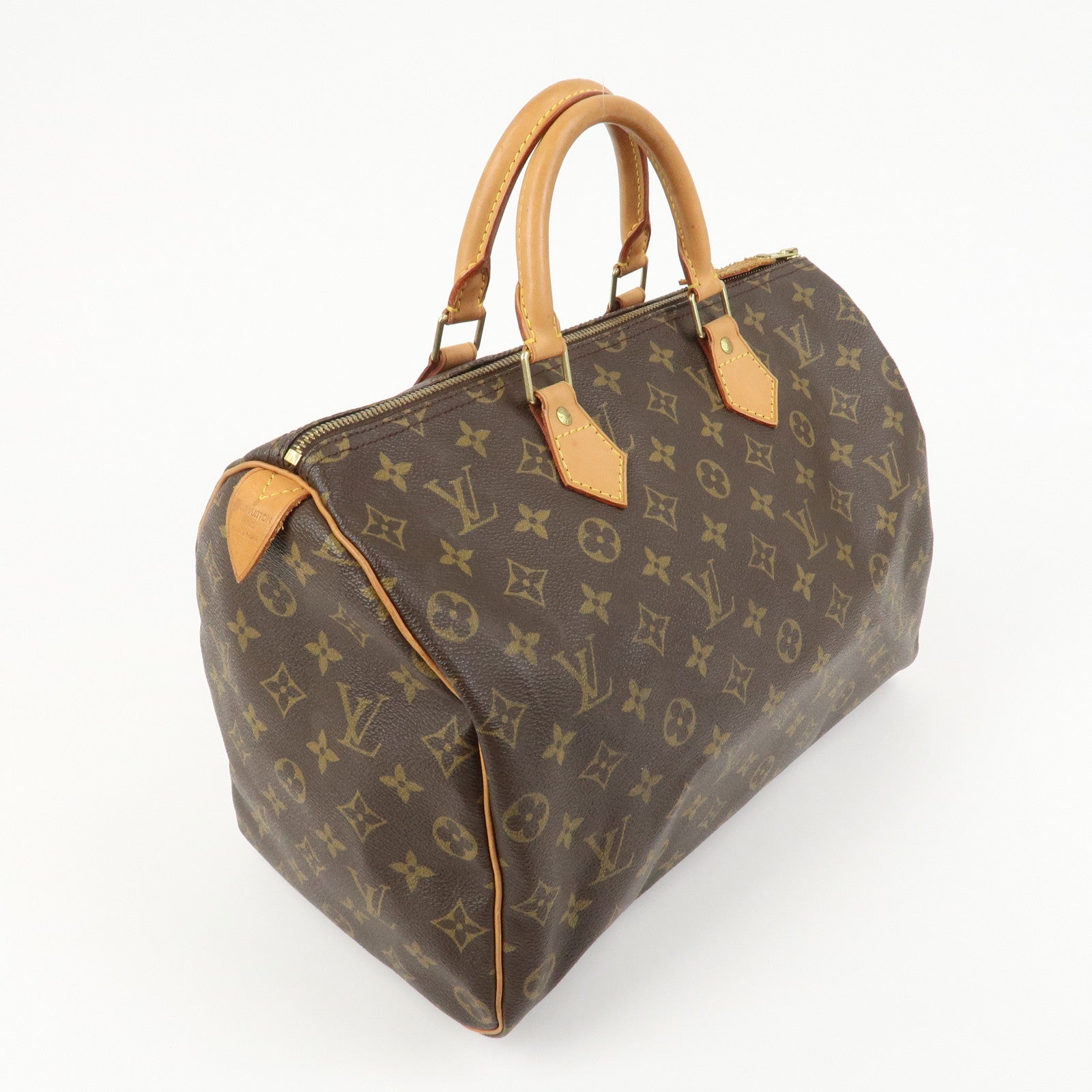 Louis Vuitton Monogram Canvas Speedy 35 Boston Bag Hand Bag M41524