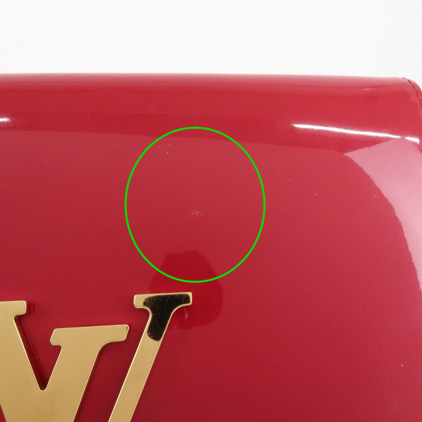 Louis Vuitton Vernis Leather Louise GM Clutch Bag Rose M61317 Used