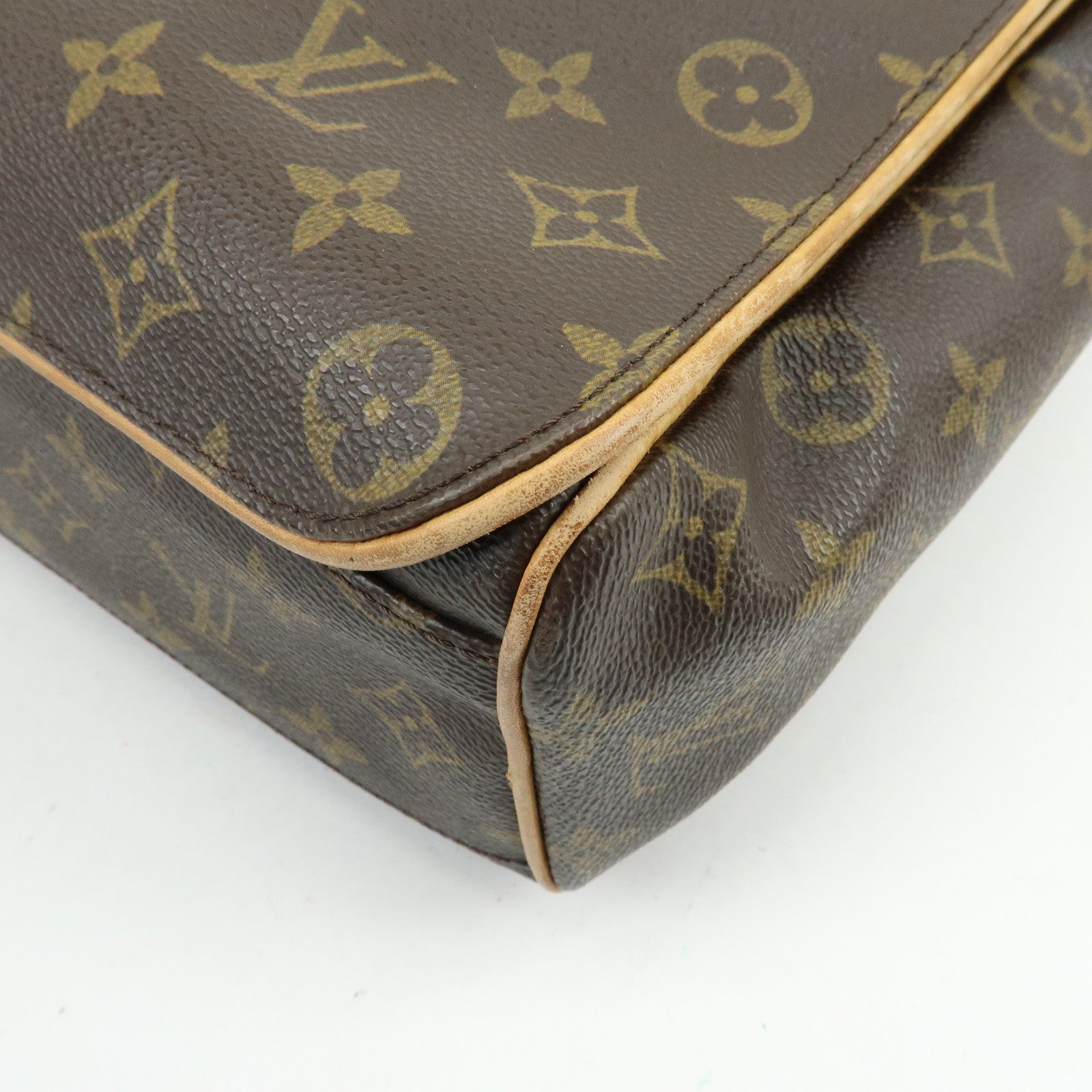 Louis Vuitton Monogram Abbesses Messenger Bag Brown M45257