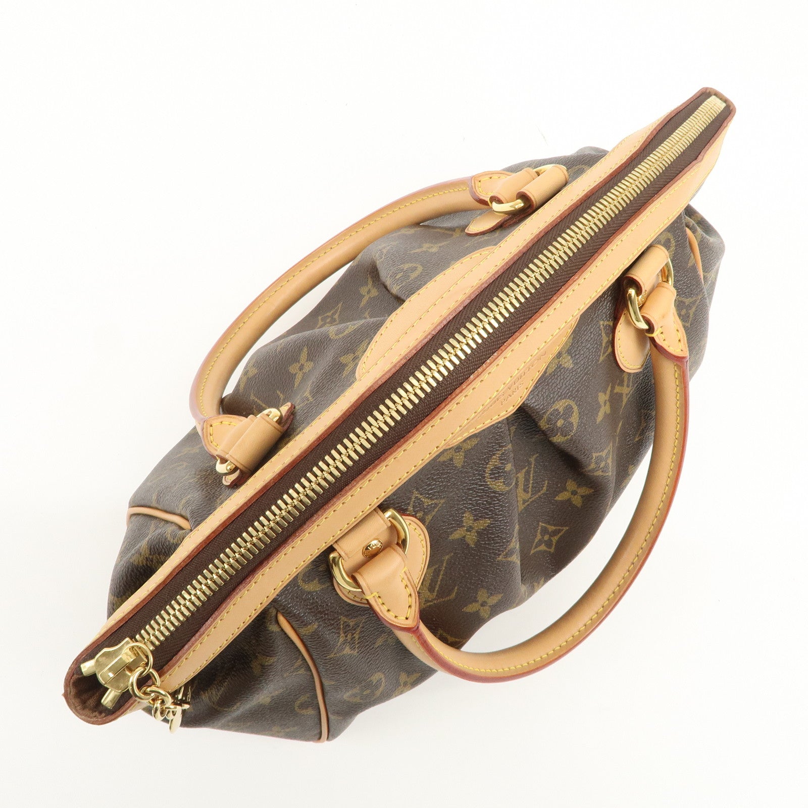 Louis Vuitton Monogram Tivoli PM Hand Bag Shoulder Bag Brown M40143