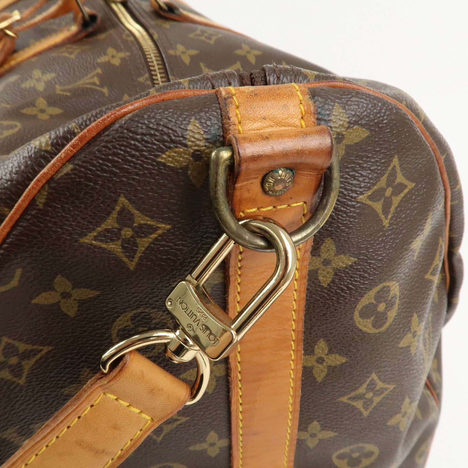 Louis Vuitton Monogram Keep All Bandouliere 60 Boston Bag M41412