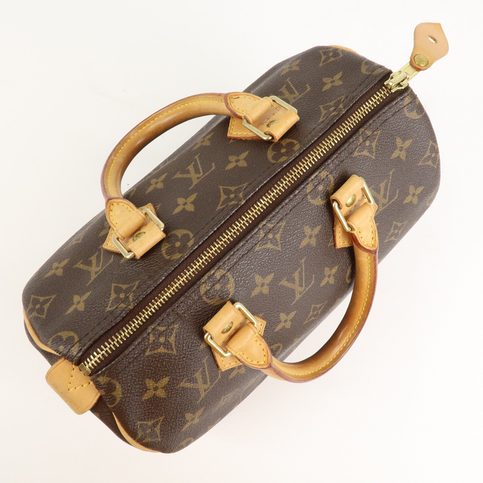 Louis Vuitton Monogram Speedy 25 Hand Bag Boston Bag M41528
