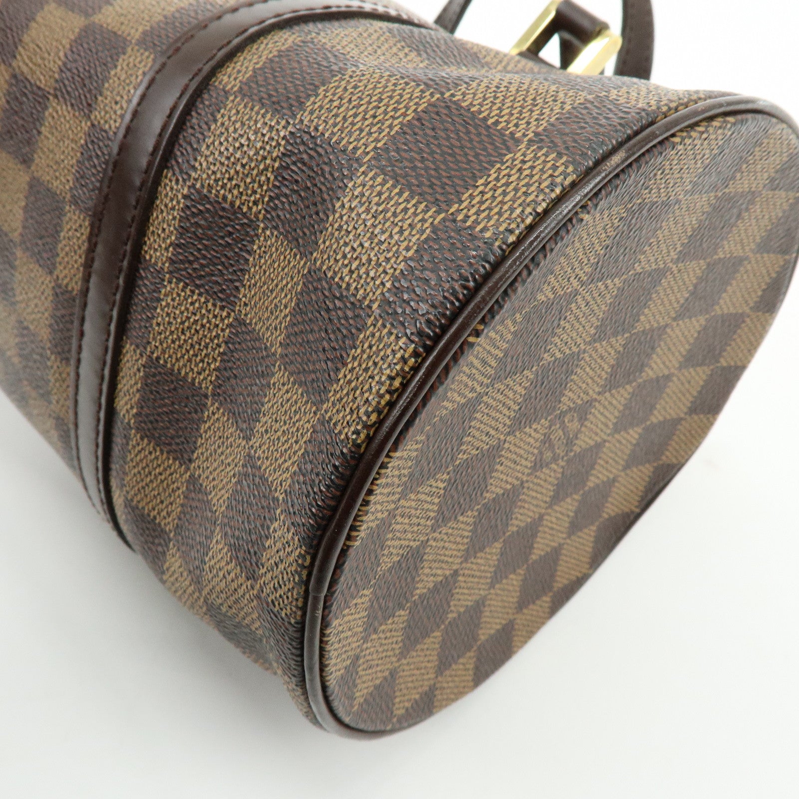 Louis Vuitton Damier Ebene Papillon 30 Hand Bag Brown N51303