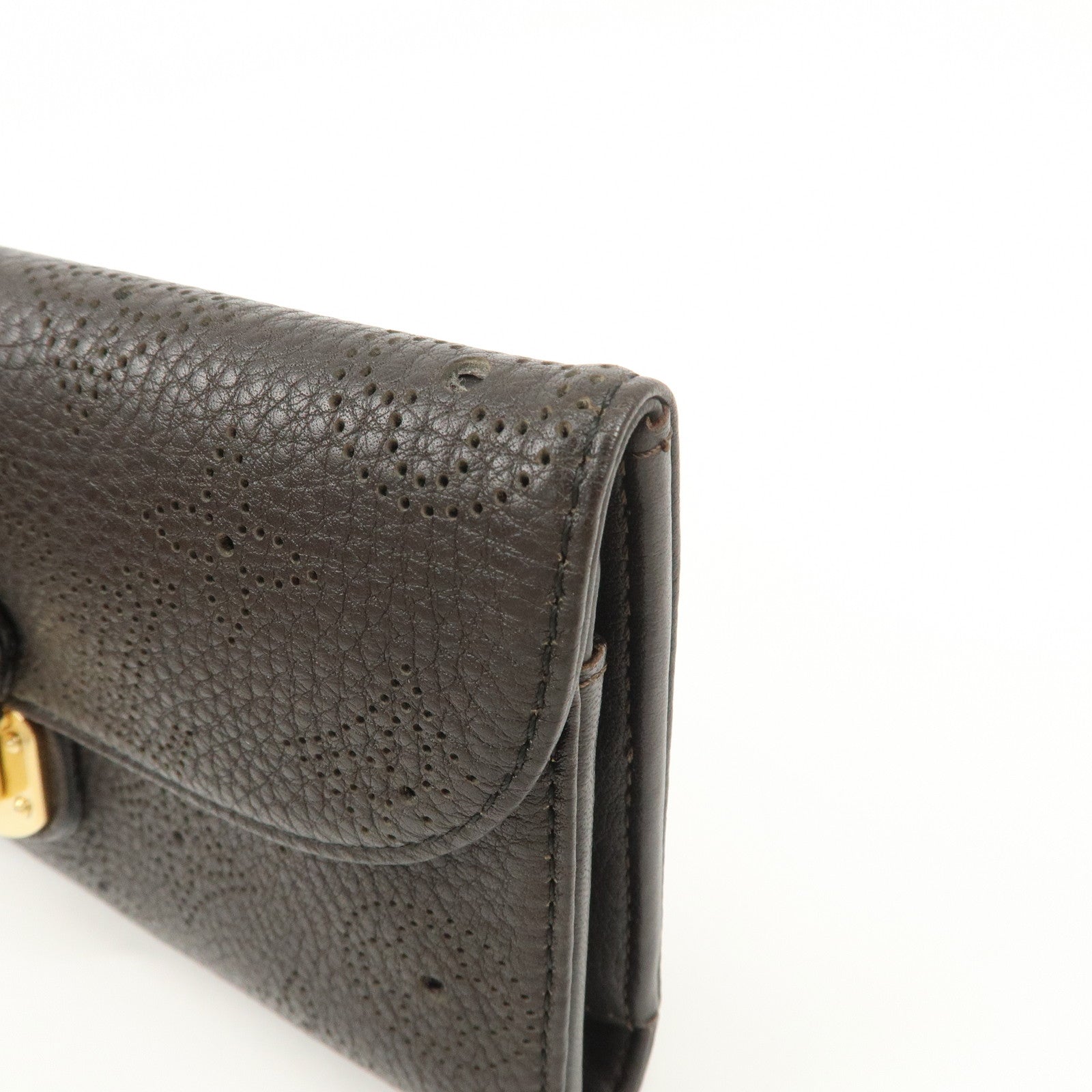 Louis Vuitton Monogram Mahina Leather Portefeuille Wallet M95968 Used